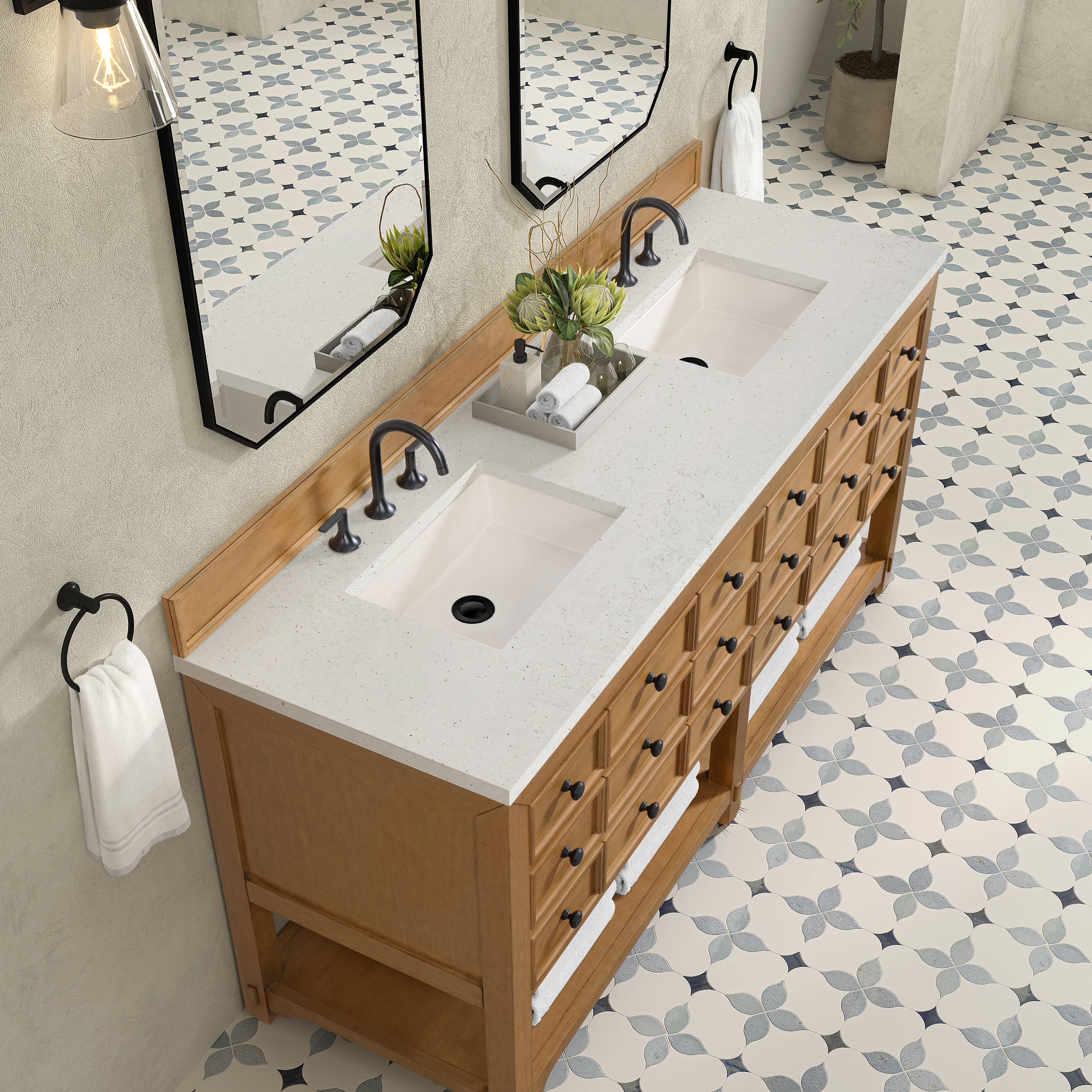 Amber Birch / Lime Delight - 3 Faucet Holes