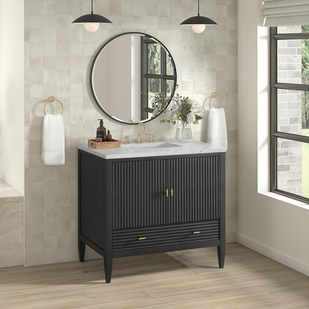 Carbon Oak / Ethereal Noctis - 3 Faucet Holes