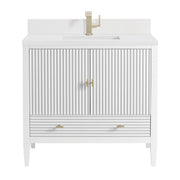 Bright White / White Zeus - 1 Faucet Hole