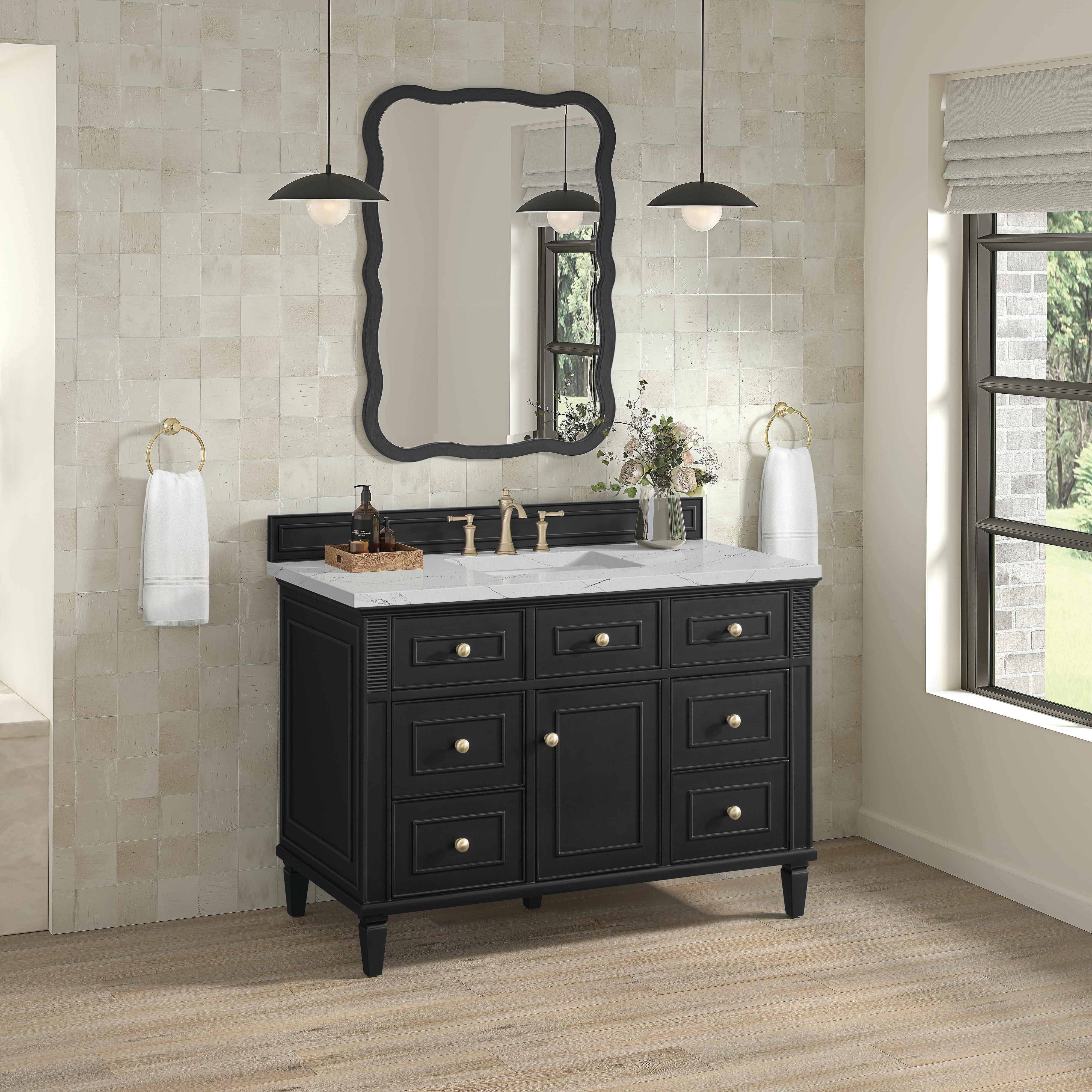 Black Onyx / Ethereal Noctis - 3 Faucet Holes