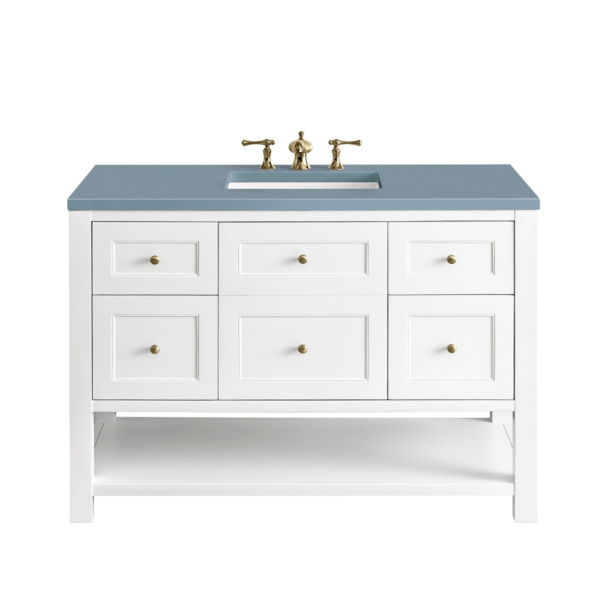 Bright White / Cala Blue - 3 Faucet Holes