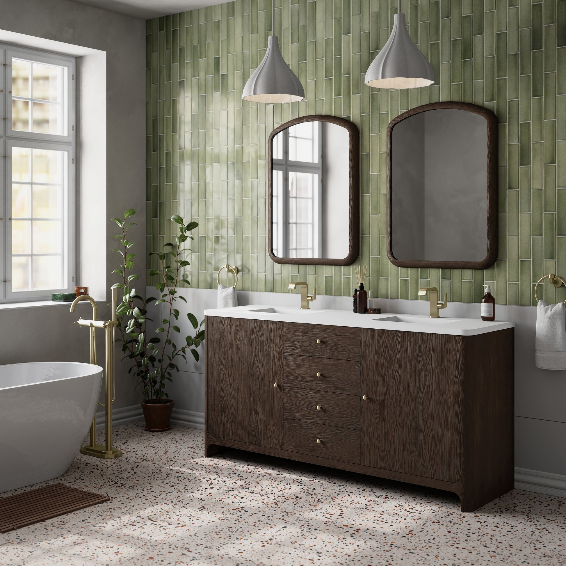 Sable / White Zeus - 1 Faucet Hole