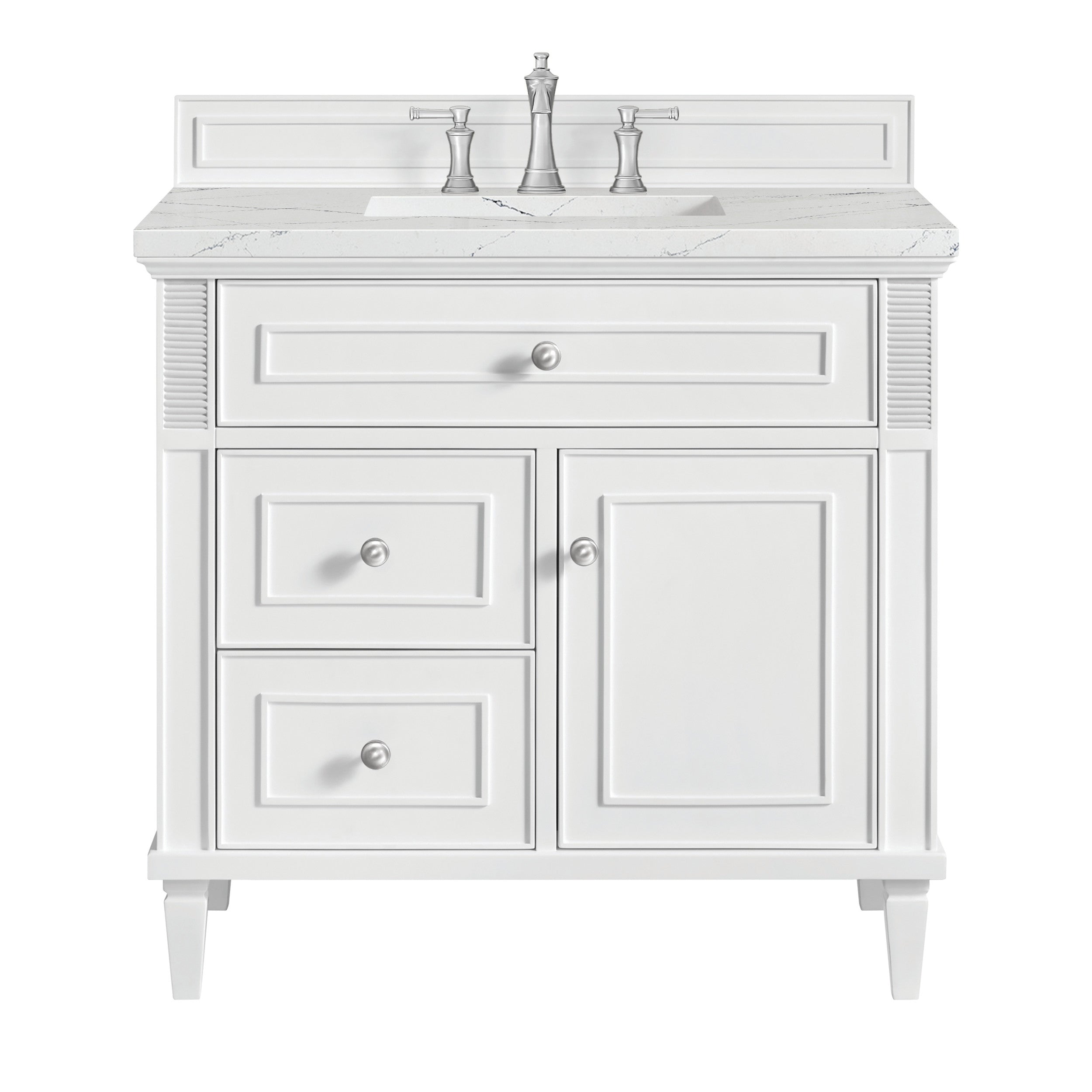 Bright White / Ethereal Noctis - 3 Faucet Holes