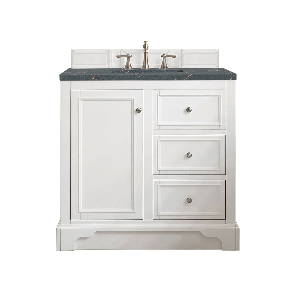 Bright White / Parisien Bleu - 3 Faucet Holes