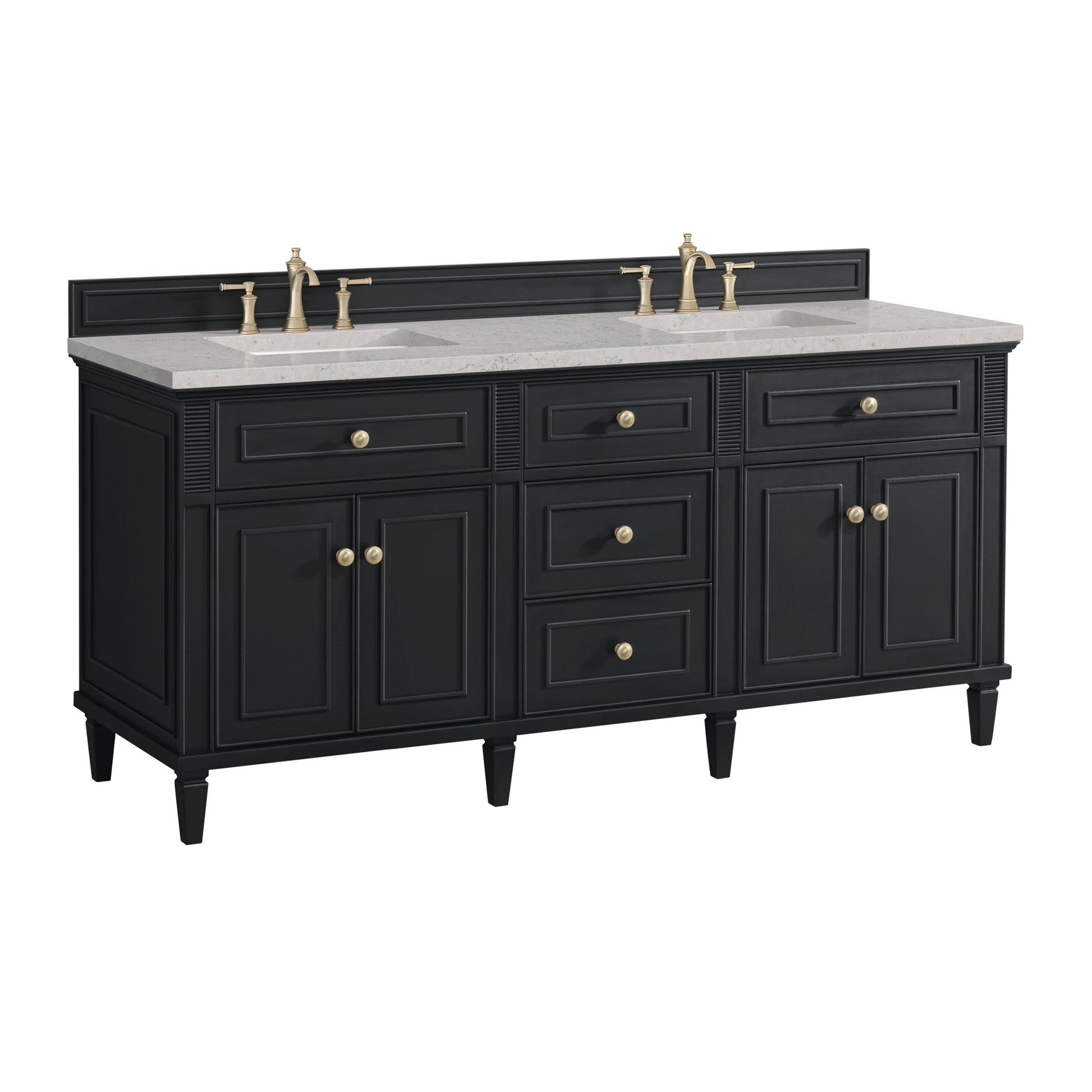 Black Onyx / Eternal Jasmine Pearl - 3 Faucet Holes