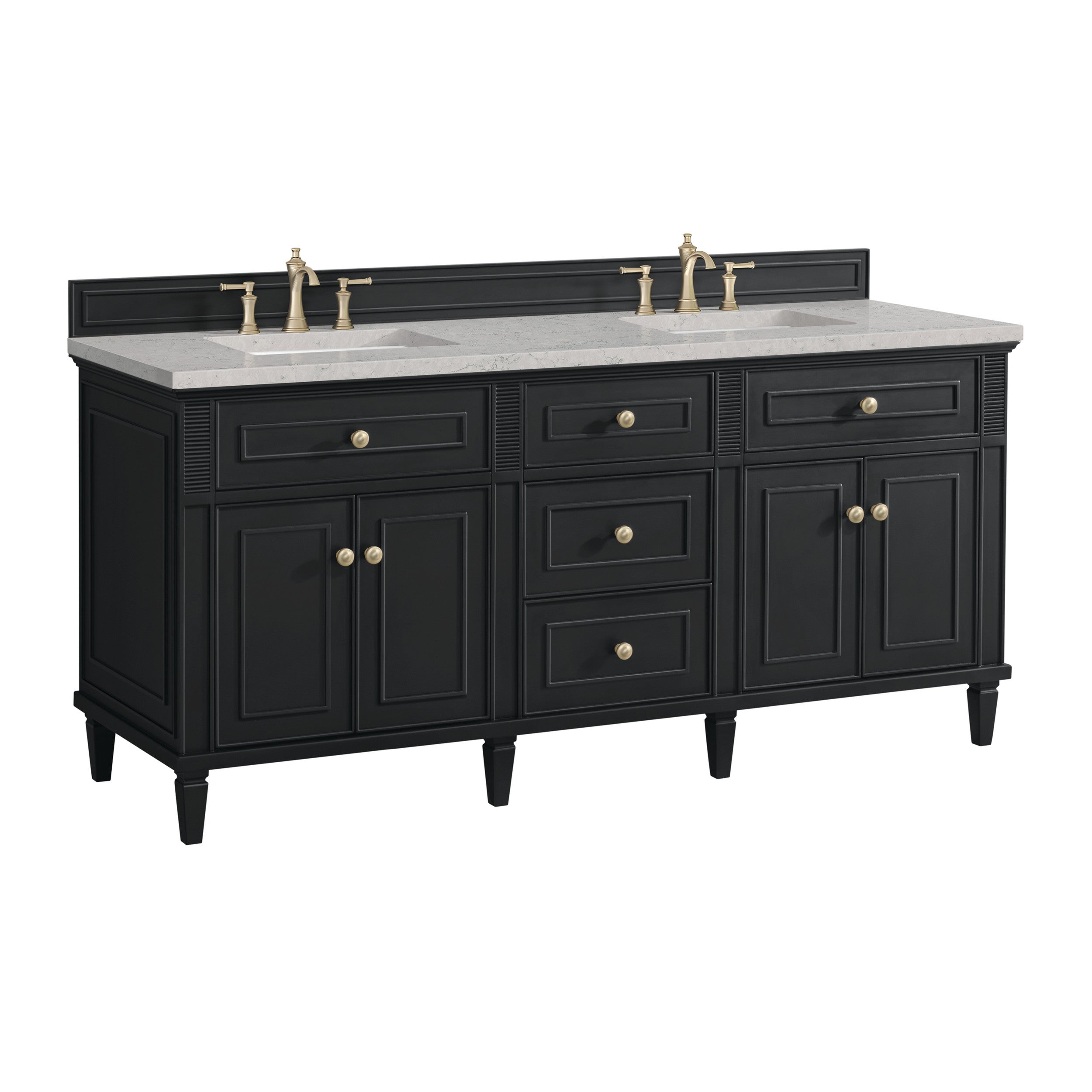 Black Onyx / Eternal Jasmine Pearl - 3 Faucet Holes