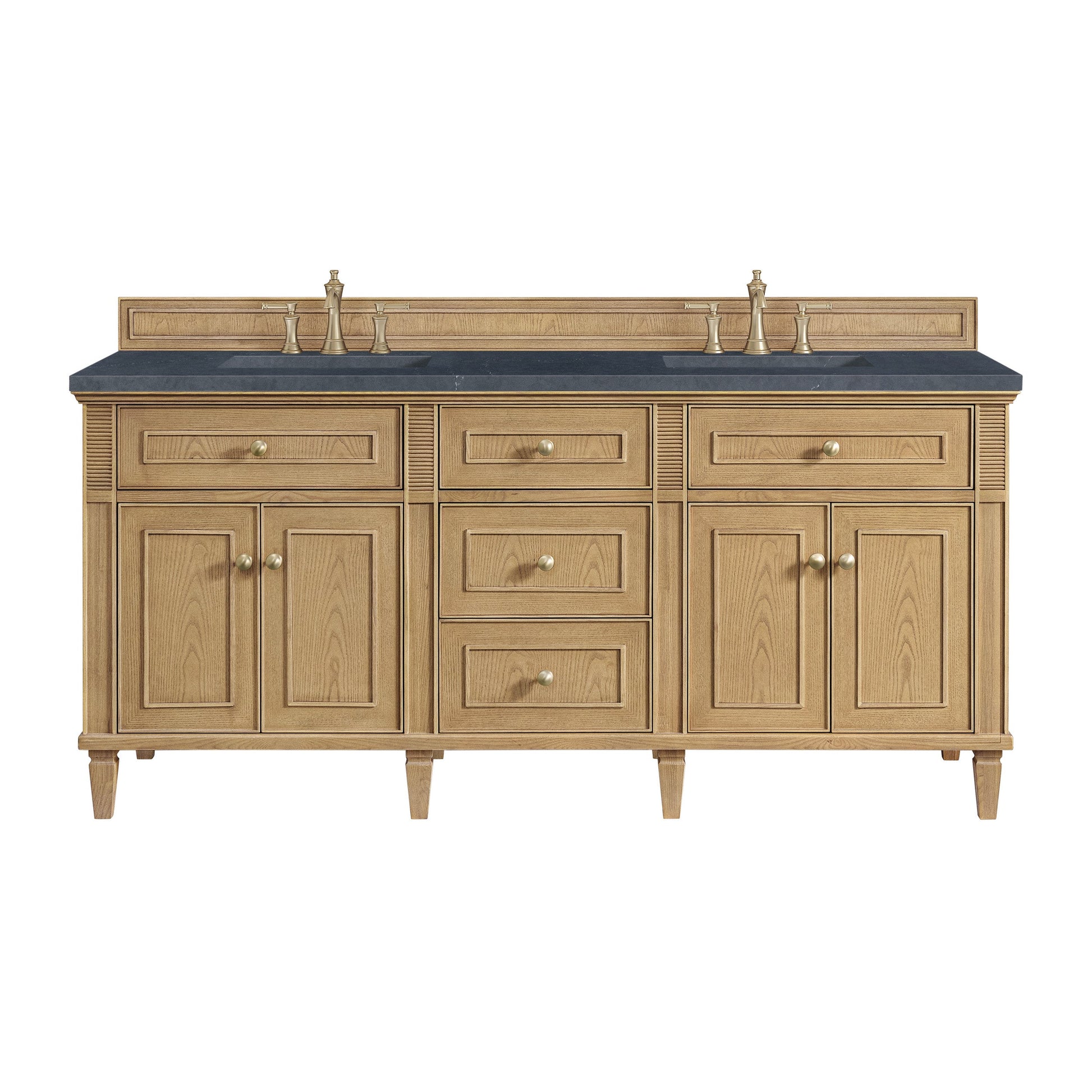 Light Natural Oak / Charcoal Soapstone - 3 Faucet Holes