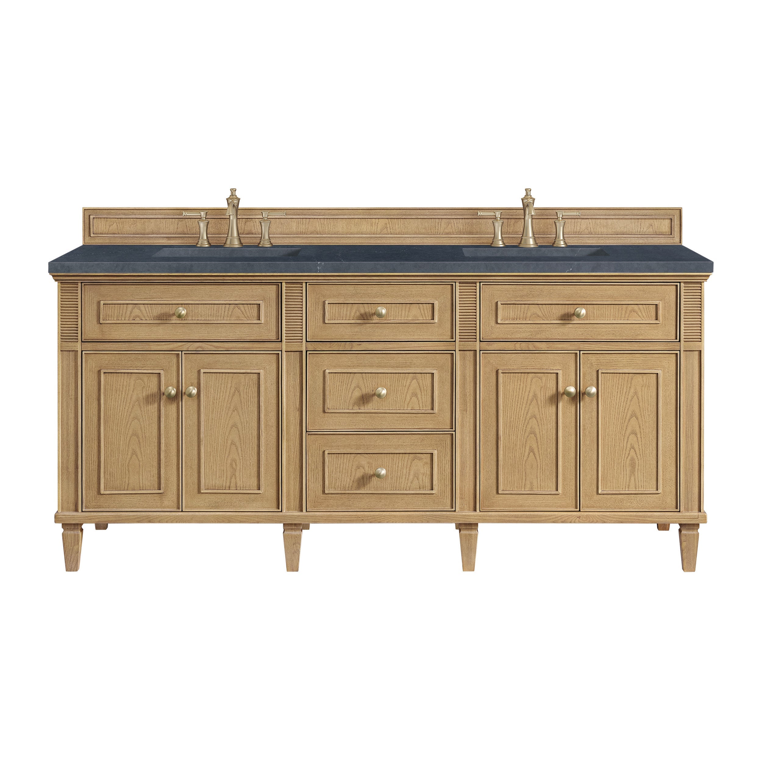 Light Natural Oak / Charcoal Soapstone - 3 Faucet Holes