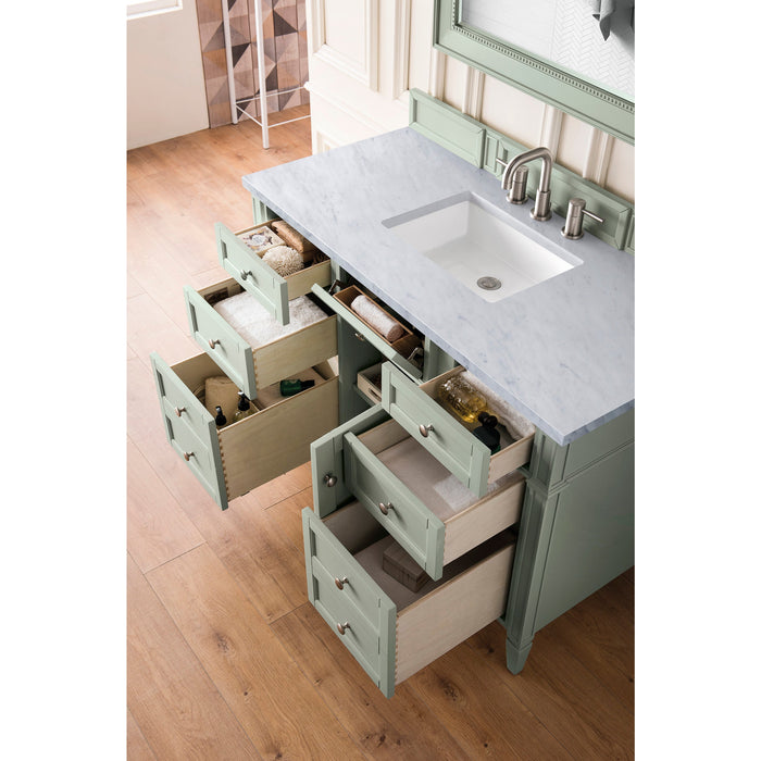 Sage Green / Carrara White - 3 Faucet Holes