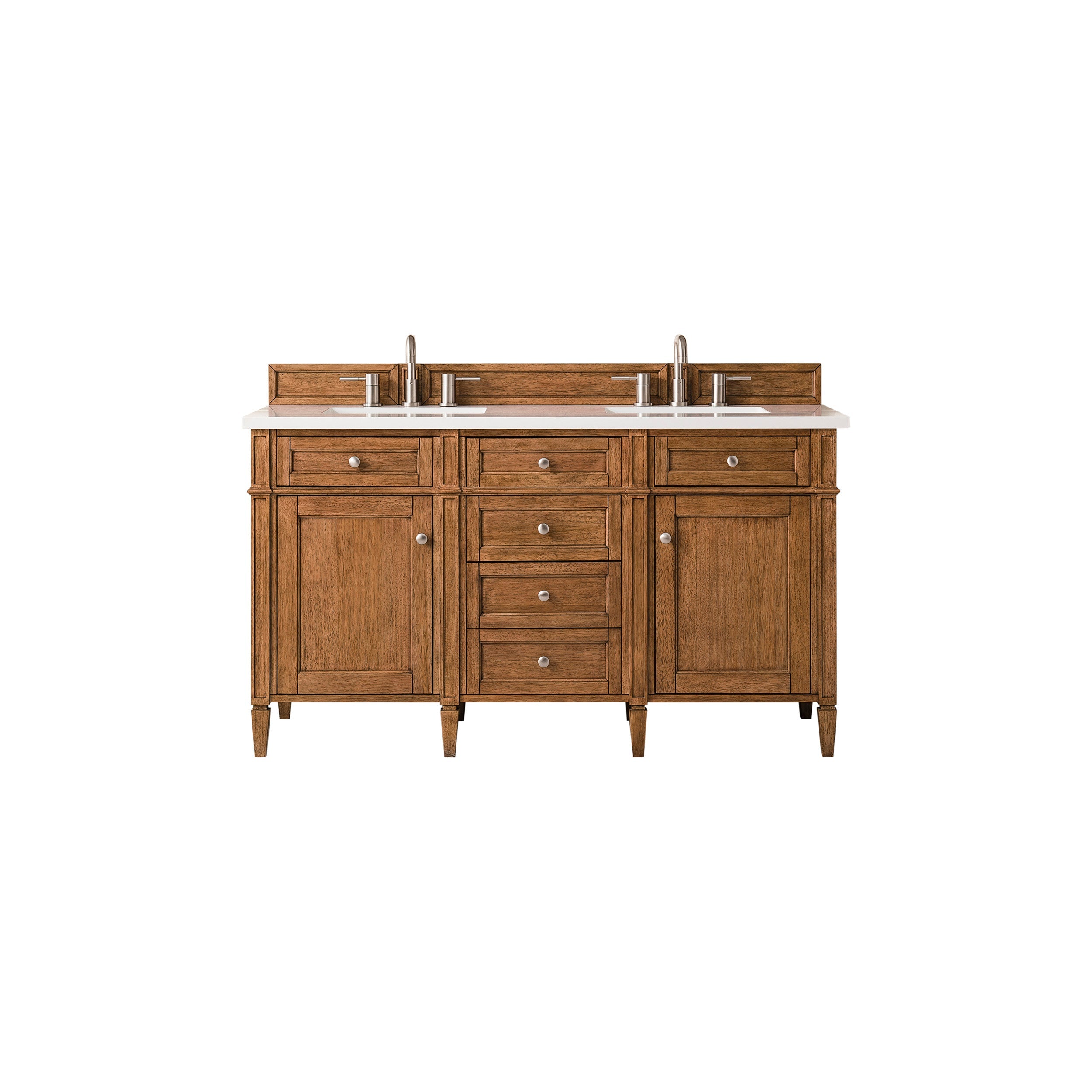 Saddle Brown / White Zeus - 3 Faucet Holes