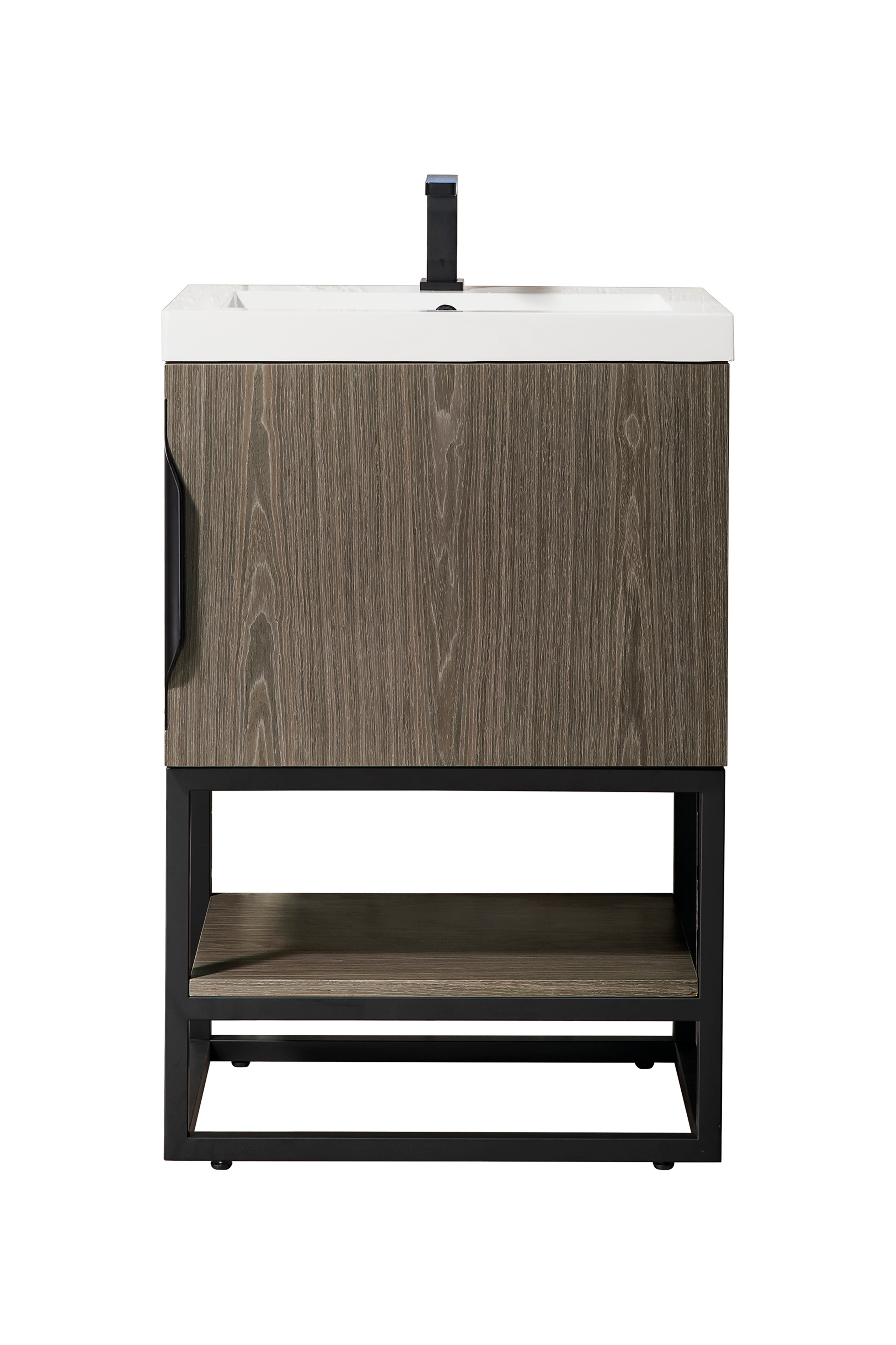 Ash Gray / Matte Black / Glossy White - 1 Faucet Hole