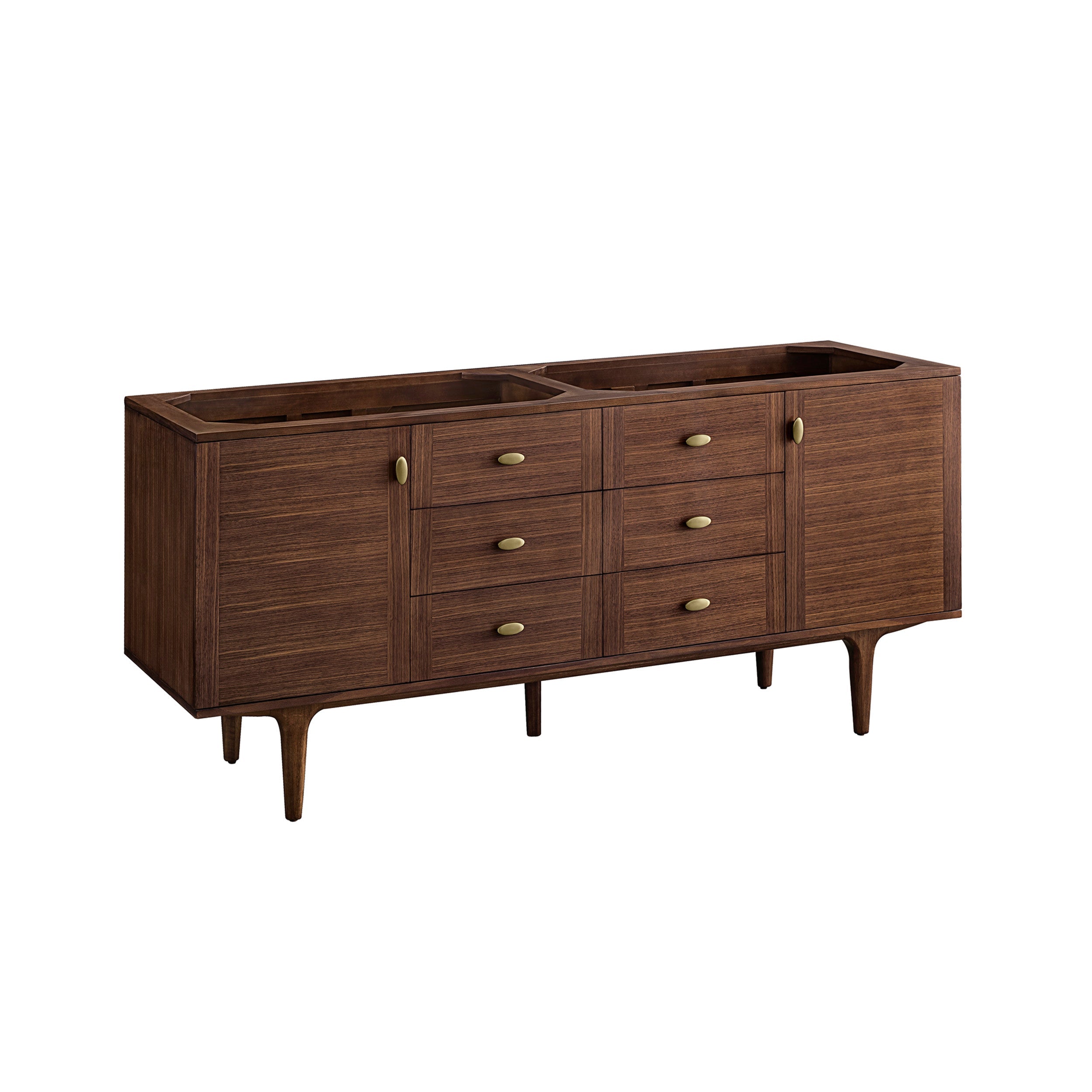 Mid-Century Walnut / No Countertop