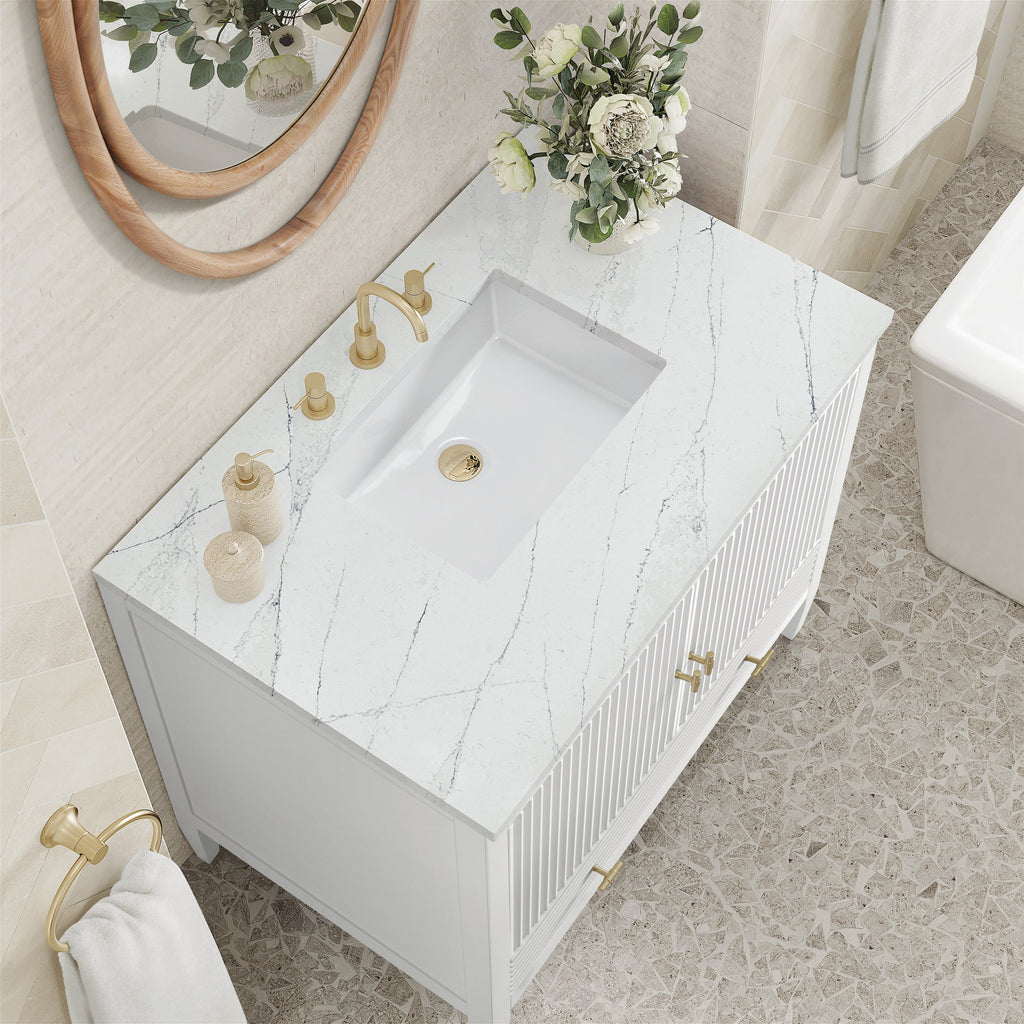 Bright White / Ethereal Noctis - 3 Faucet Holes