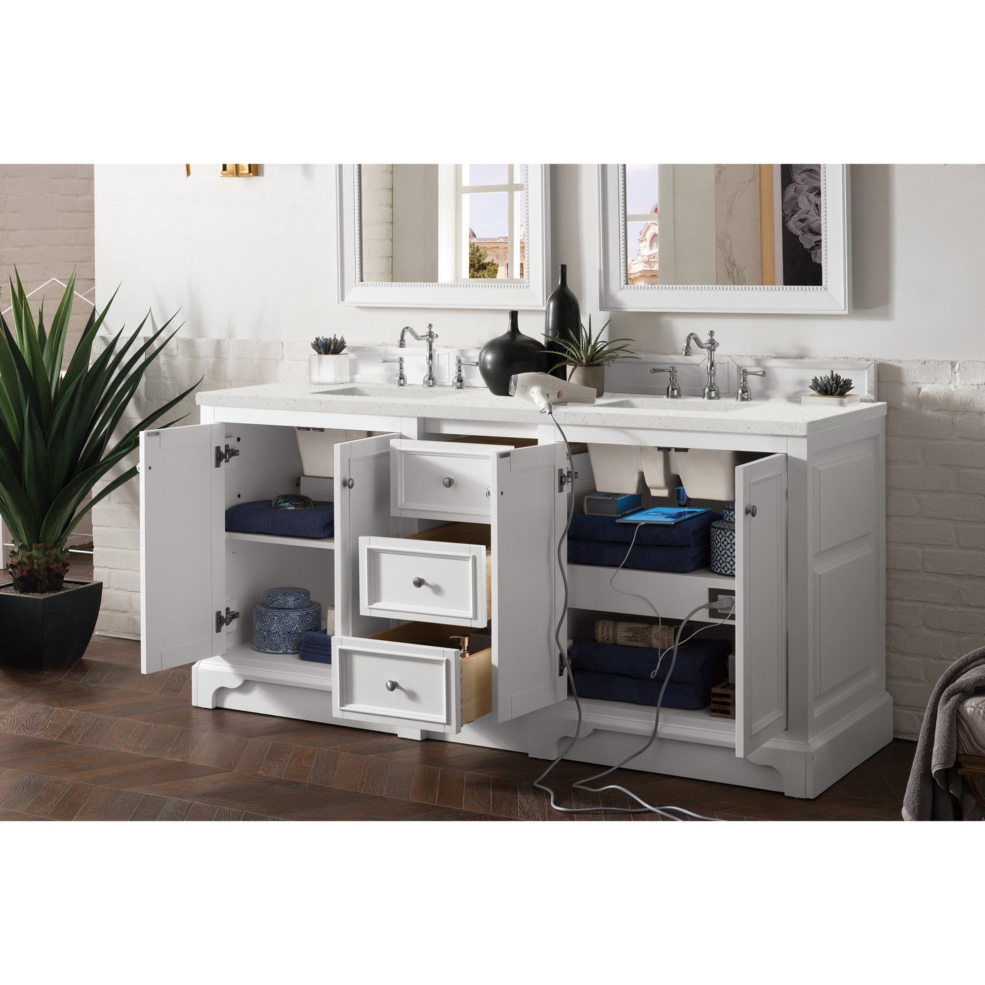 Bright White / Lime Delight - 3 Faucet Holes
