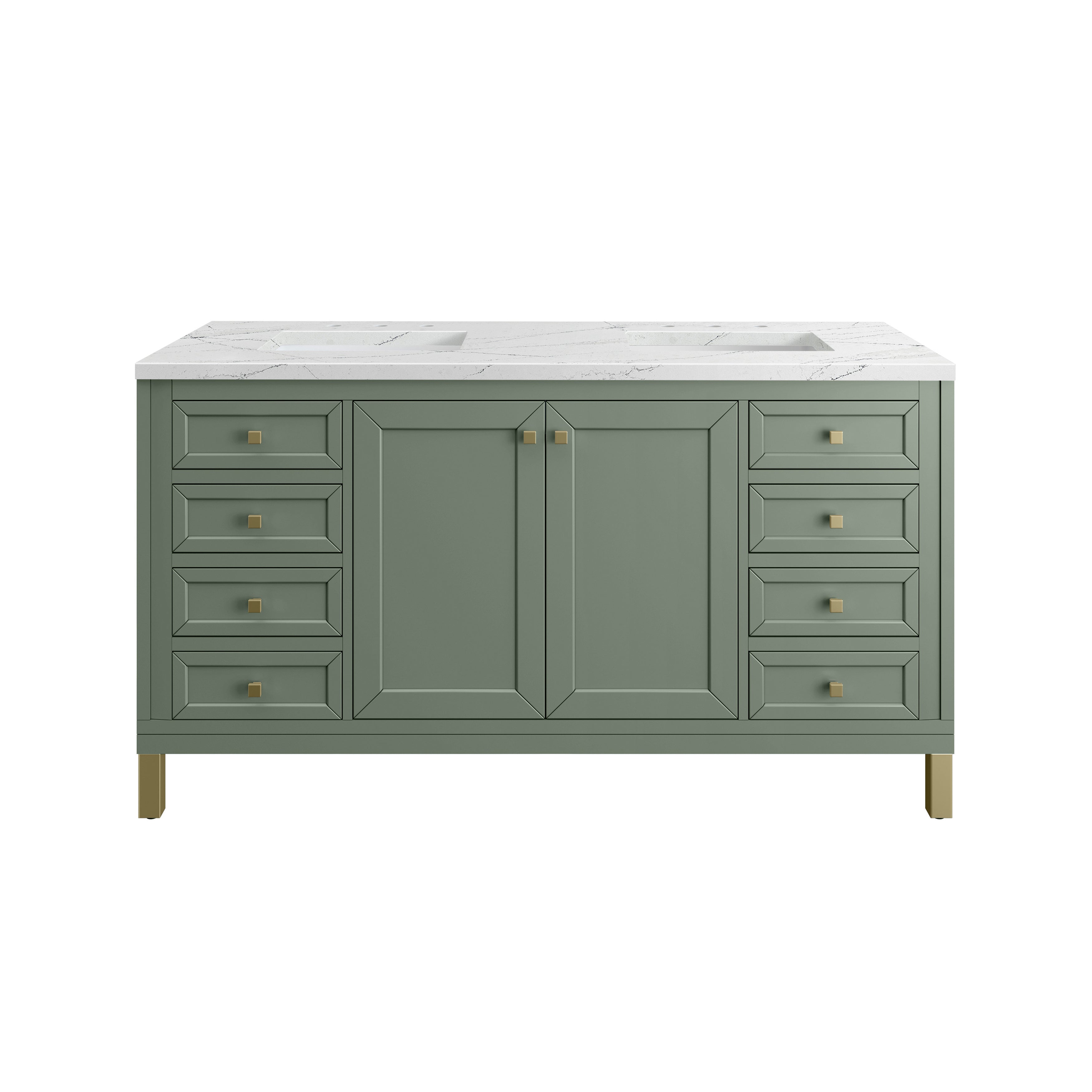 Smokey Celadon / Ethereal Noctis - 3 Faucet Holes