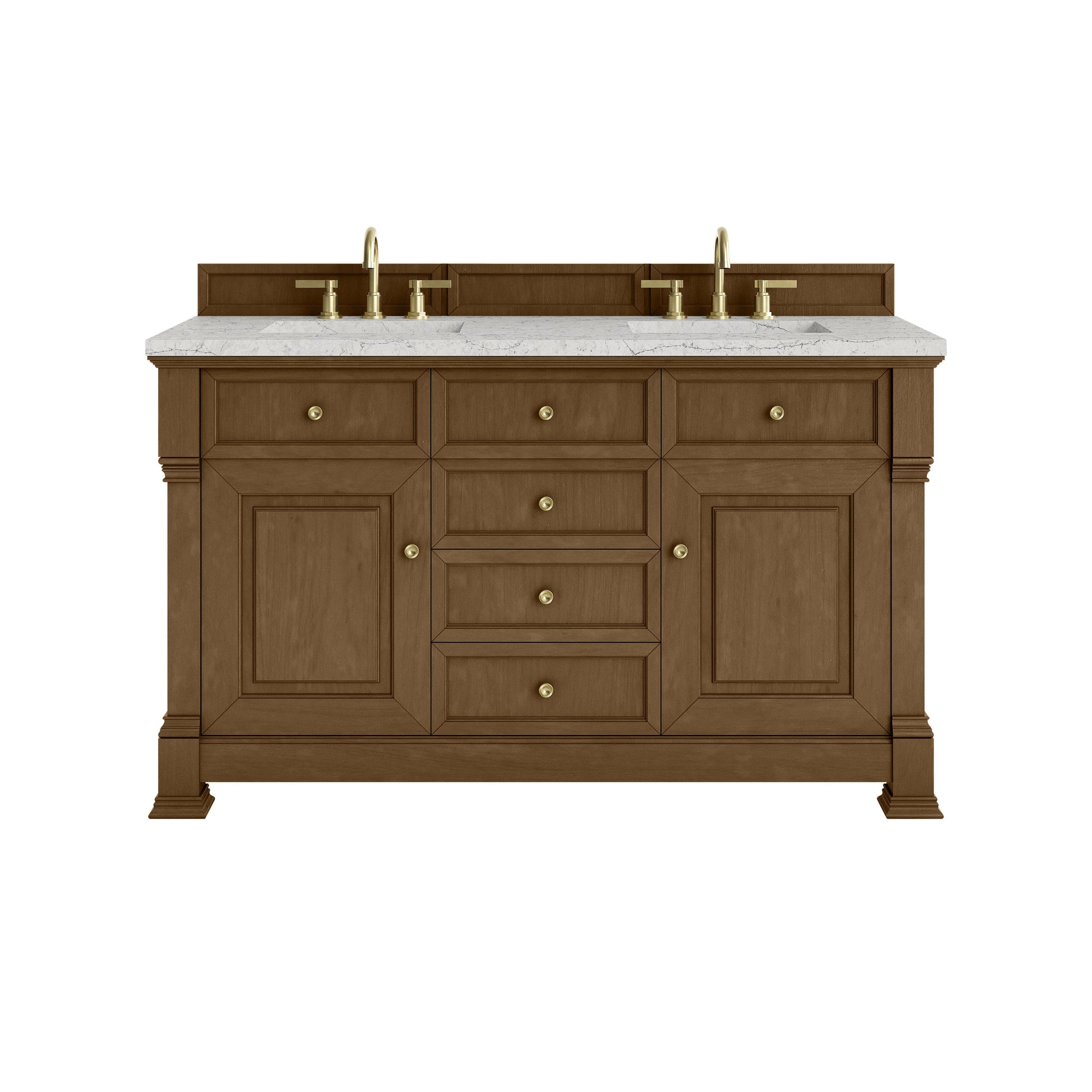 Honey Oak / Eternal Jasmine Pearl - 3 Faucet Holes