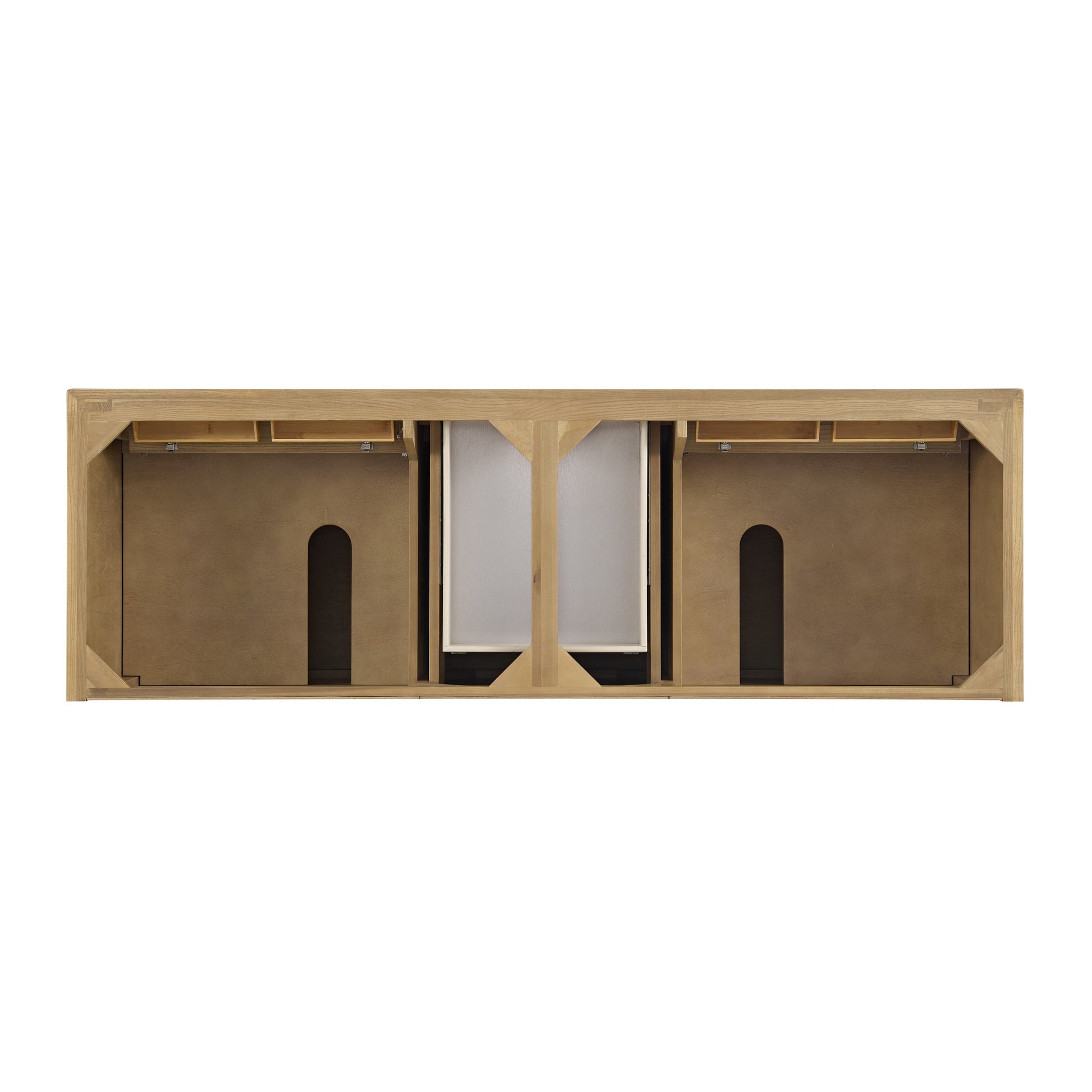 Light Natural Oak / White Zeus - 3 Faucet Holes
