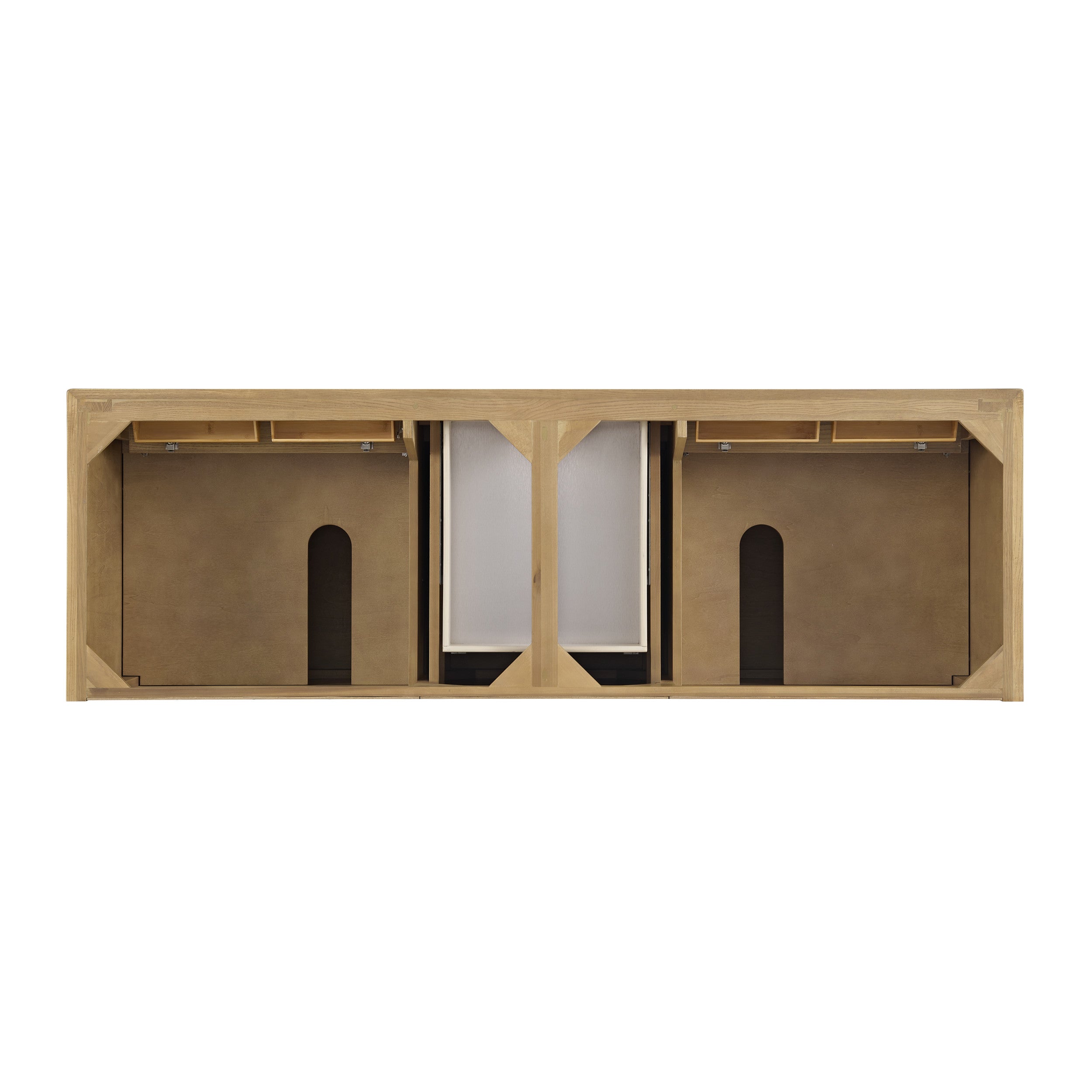 Light Natural Oak / White Zeus - 3 Faucet Holes