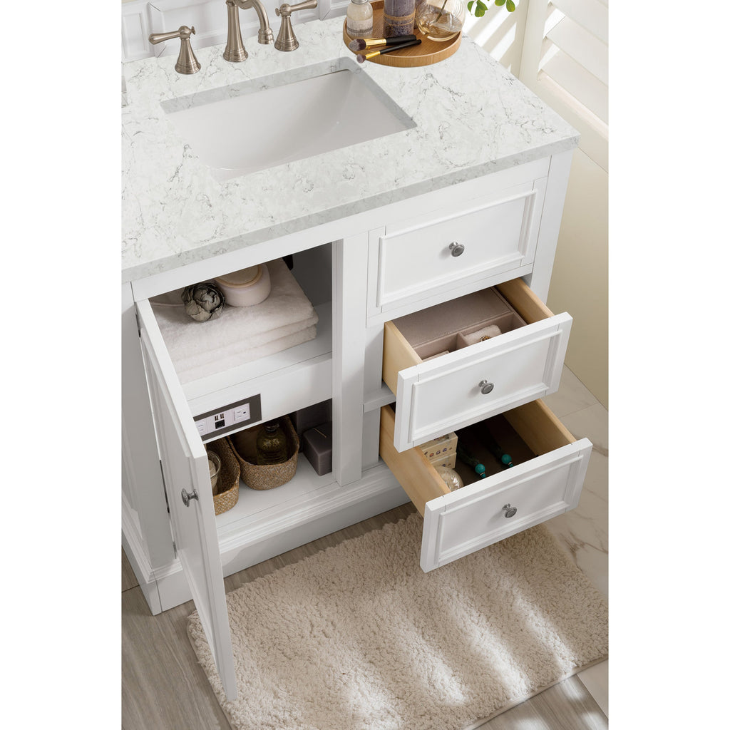 Bright White / Eternal Jasmine Pearl - 3 Faucet Holes