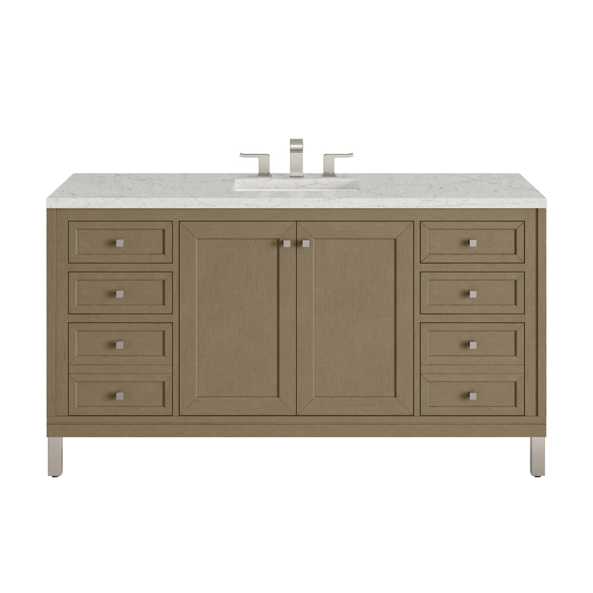 Walnut Whisper / Eternal Jasmine Pearl - 3 Faucet Holes