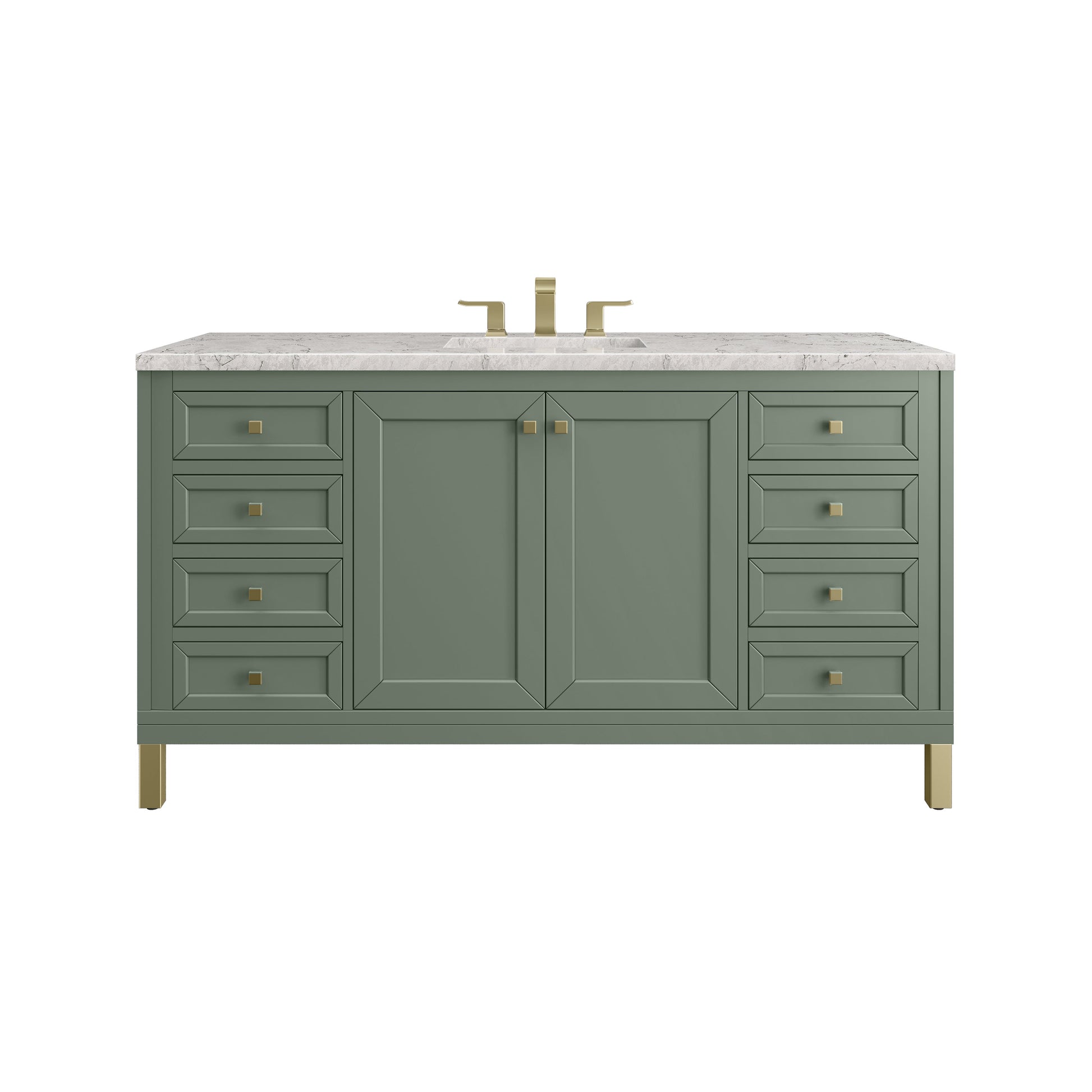 Smokey Celadon / Eternal Jasmine Pearl - 3 Faucet Holes
