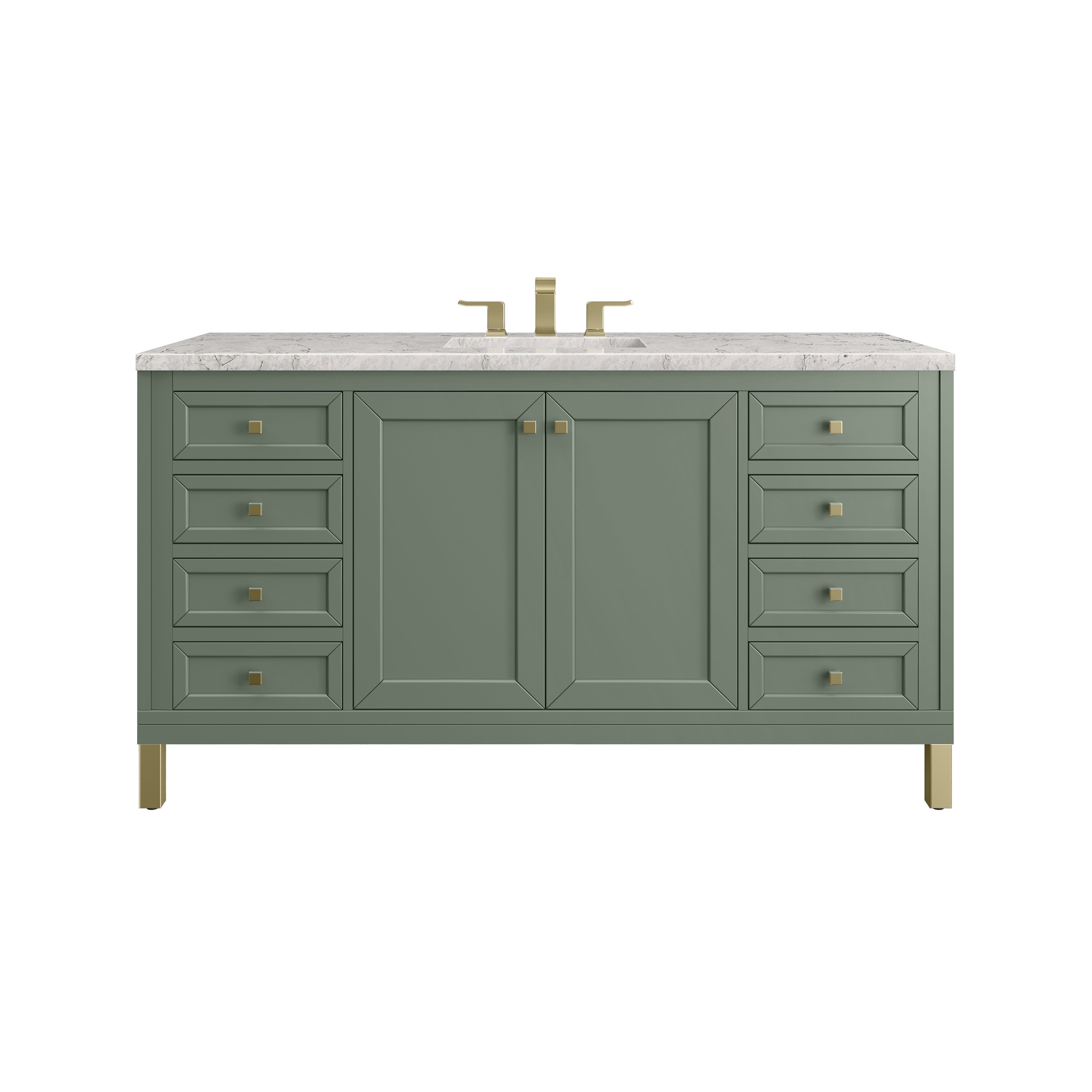 Smokey Celadon / Eternal Jasmine Pearl - 3 Faucet Holes