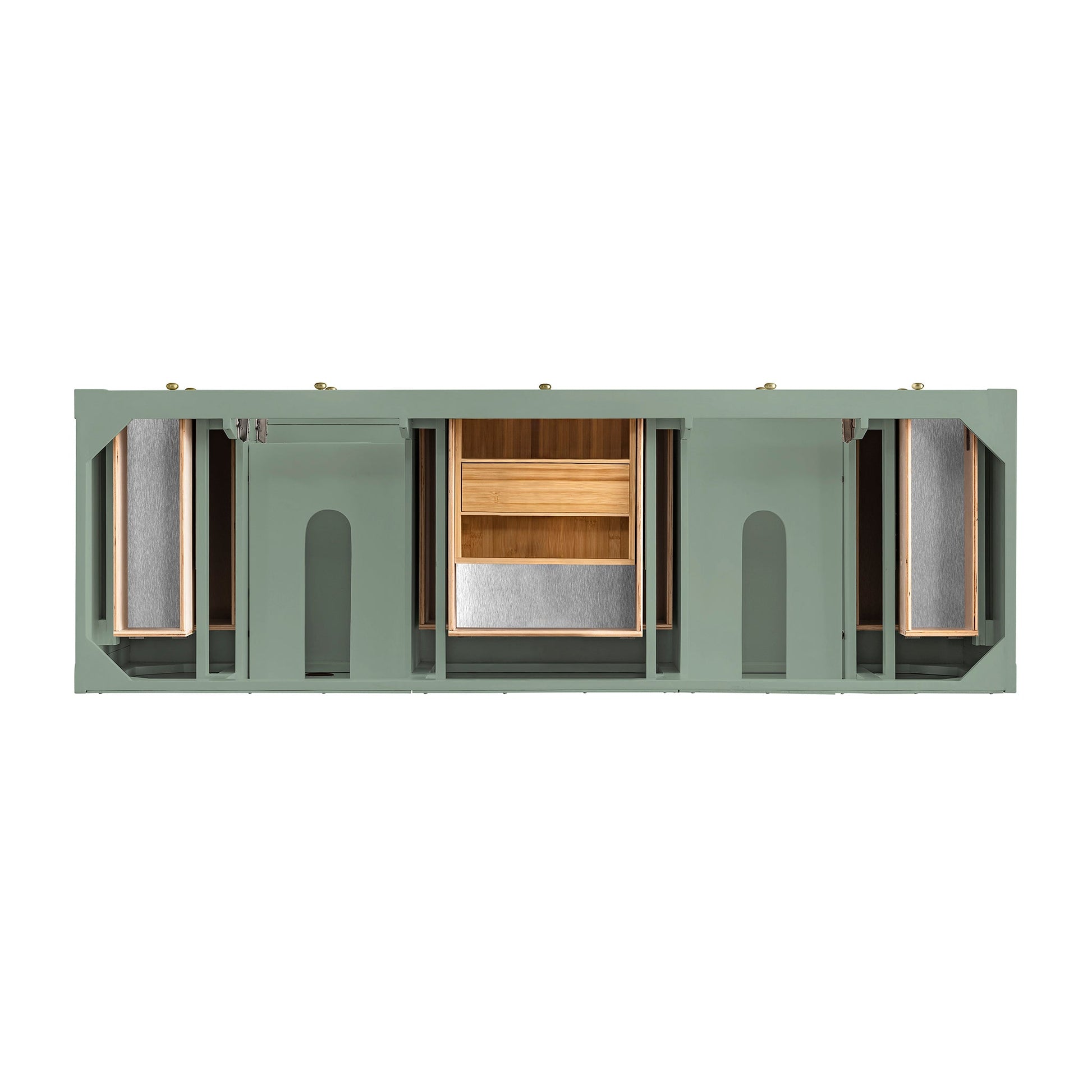 Smokey Celadon / Victorian Silver - 3 Faucet Holes