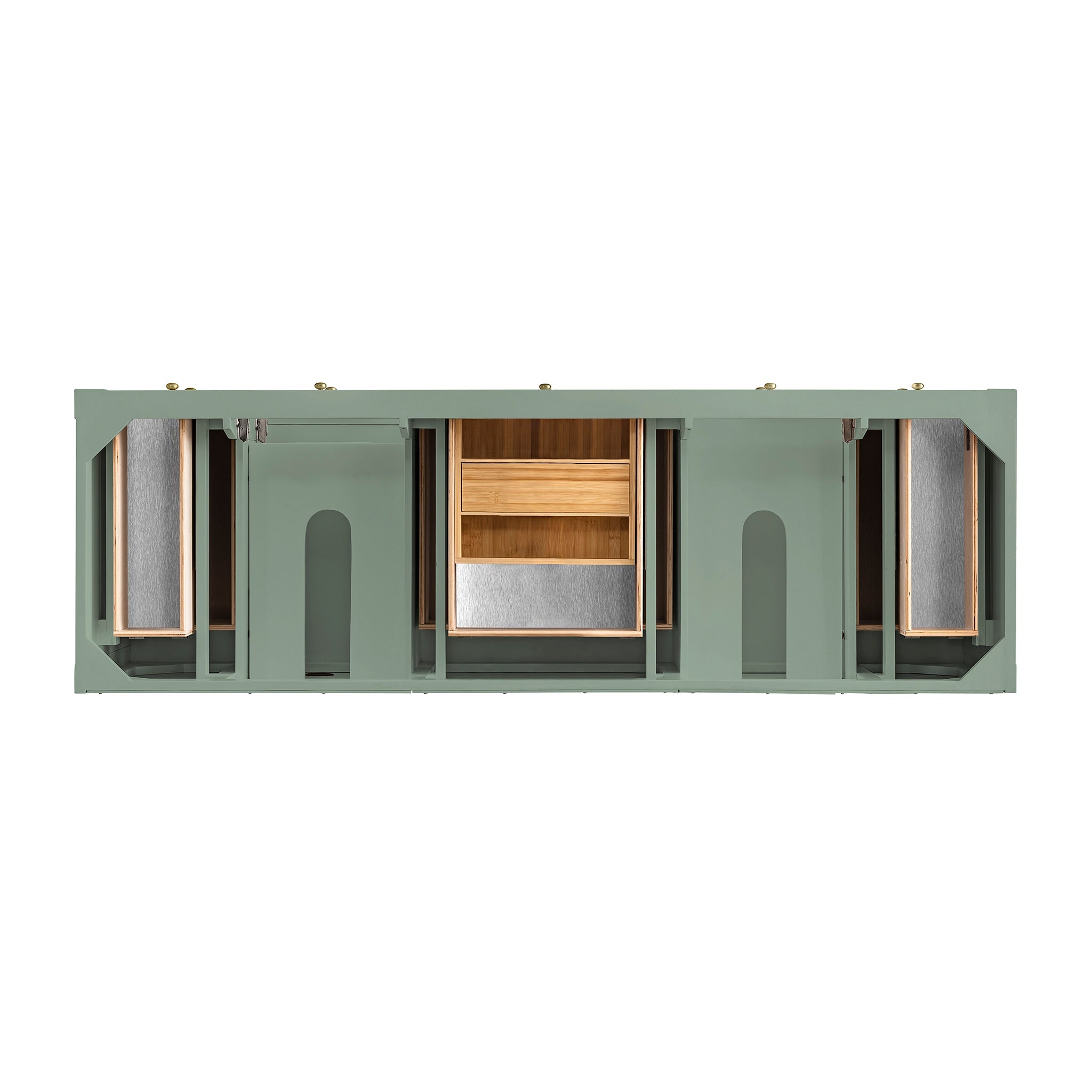 Smokey Celadon / Victorian Silver - 3 Faucet Holes