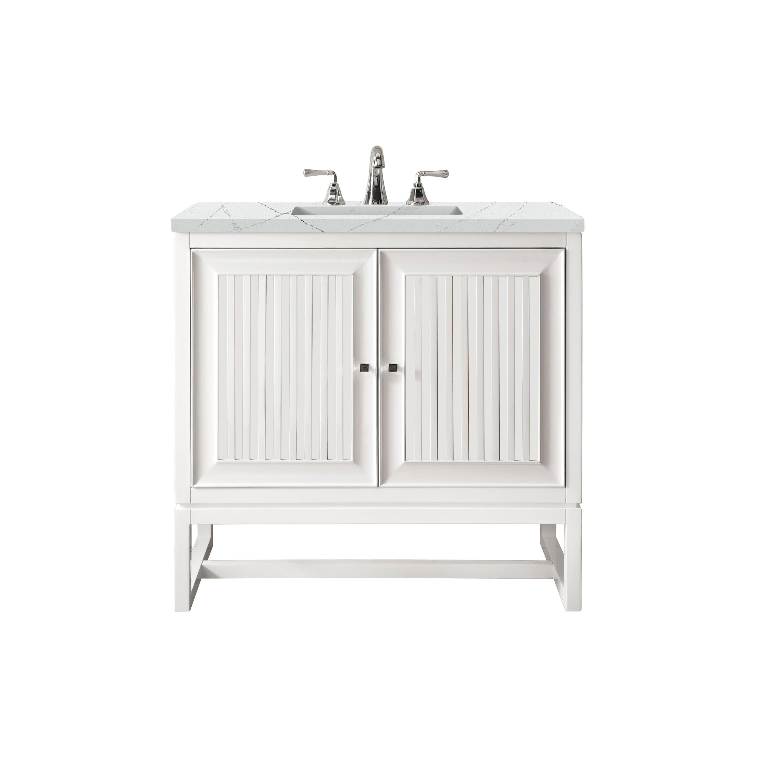 Glossy White / Ethereal Noctis - 3 Faucet Holes