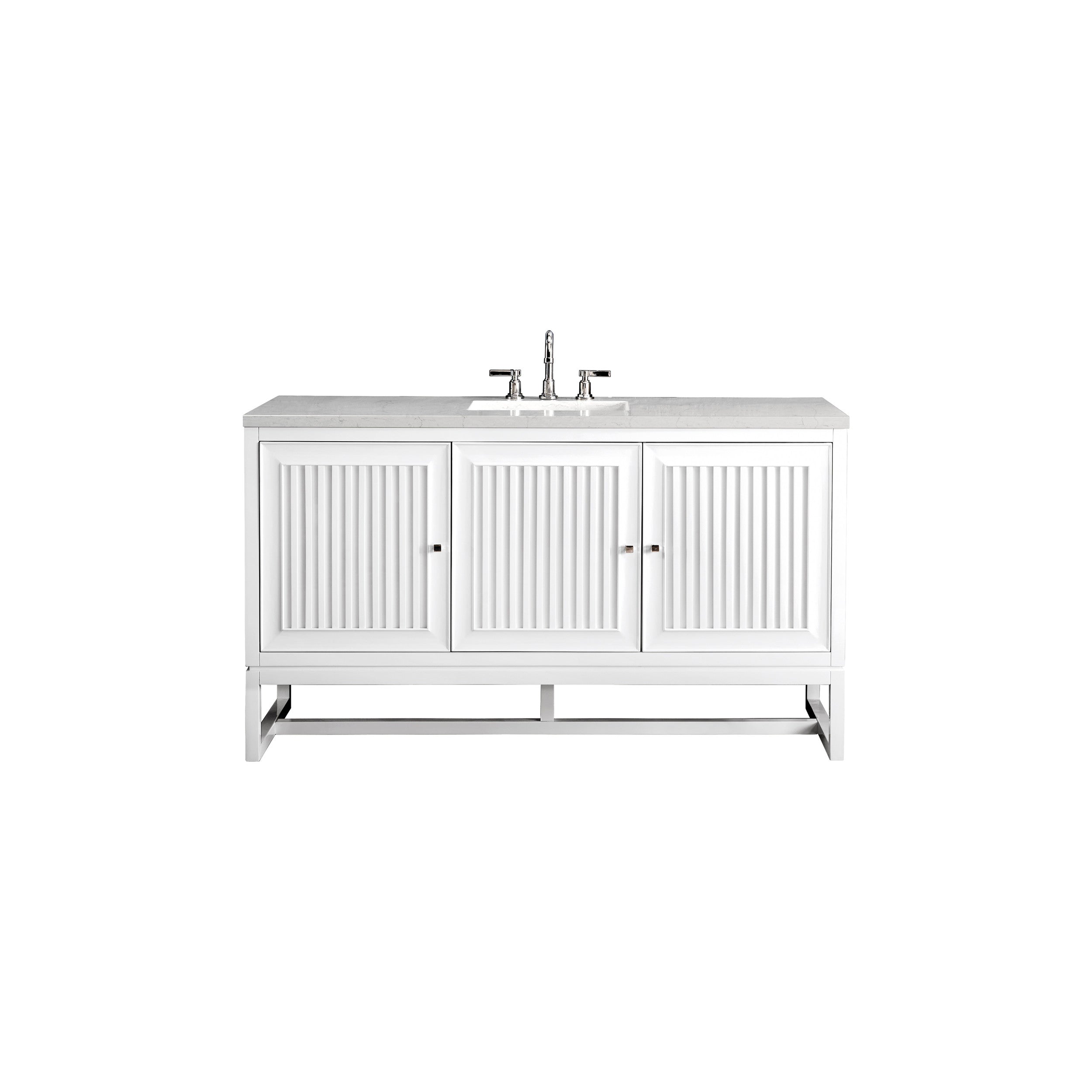Glossy White / Eternal Jasmine Pearl - 3 Faucet Holes