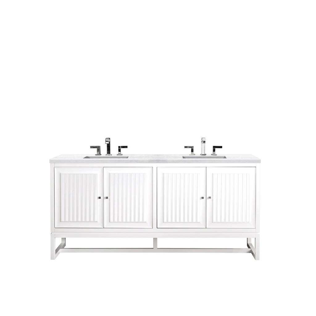 Glossy White / Arctic Fall - 3 Faucet Holes