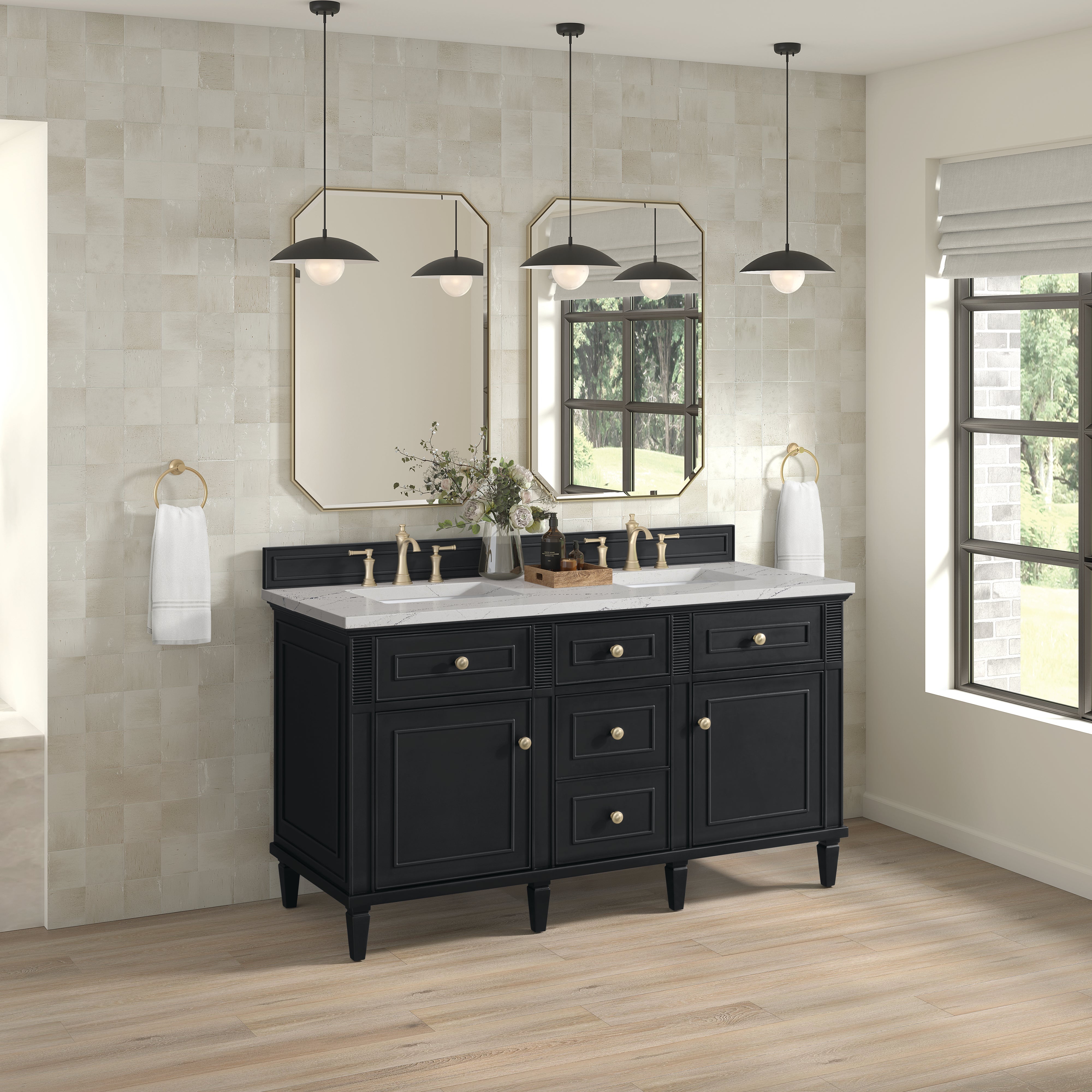 Black Onyx / Ethereal Noctis - 3 Faucet Holes