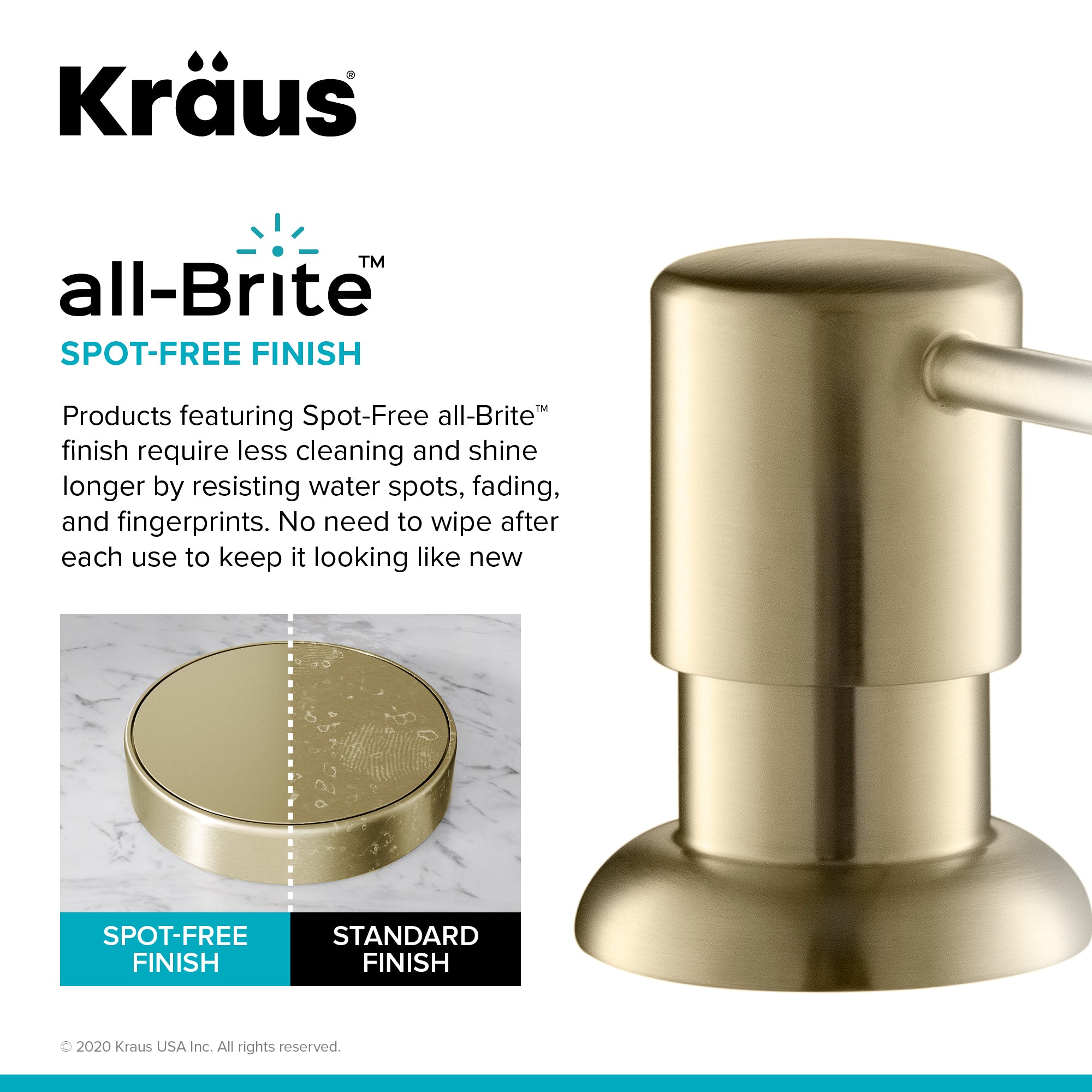 Spot Free Antique Champagne Bronze
