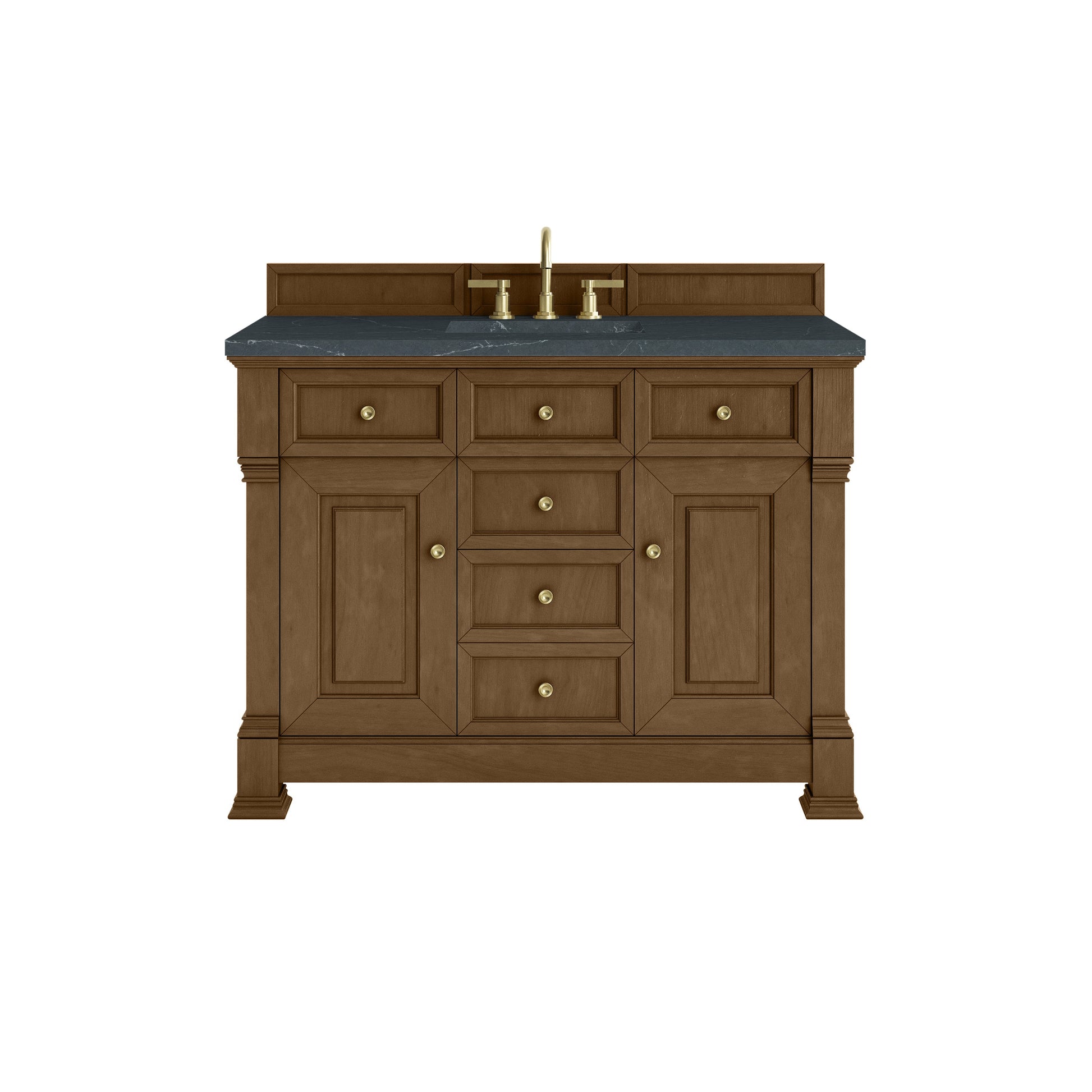 Honey Oak / Charcoal Soapstone - 3 Faucet Holes