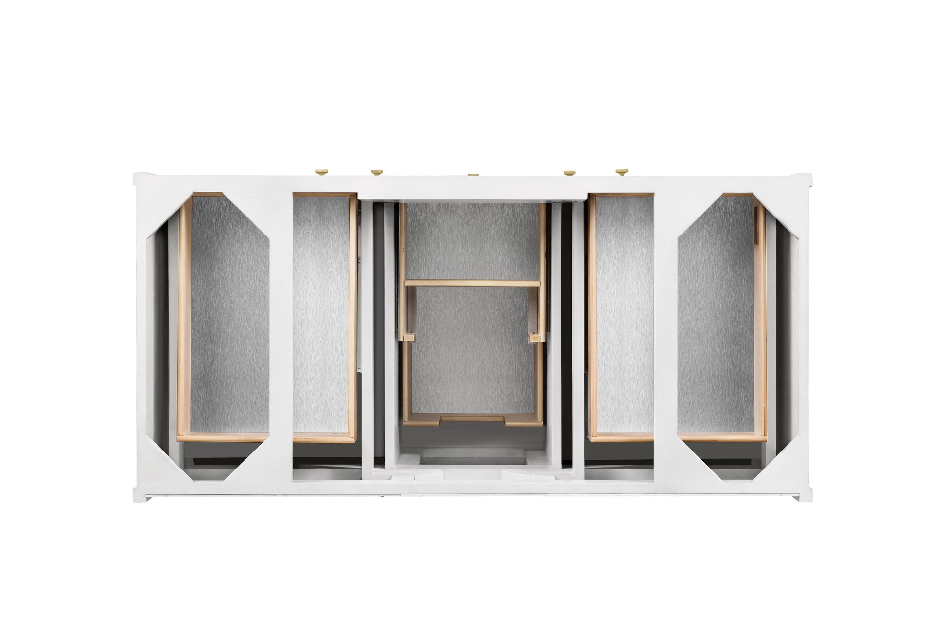 Glossy White / White Zeus - 1 Faucet Hole