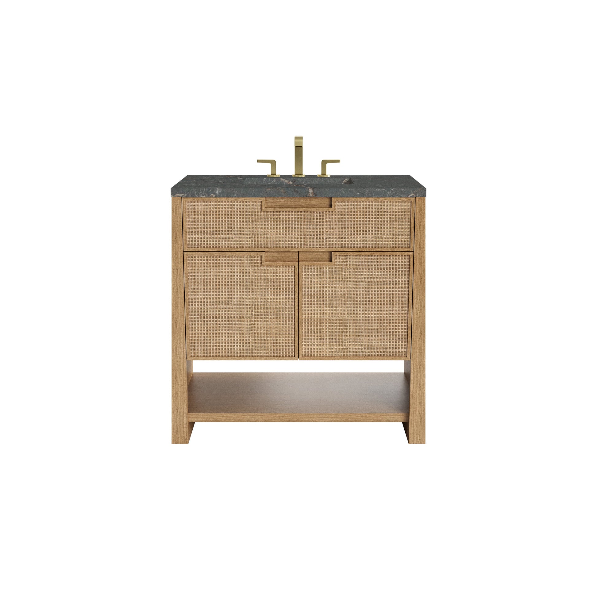 Seaside Oak / Parisien Bleu - 3 Faucet Holes