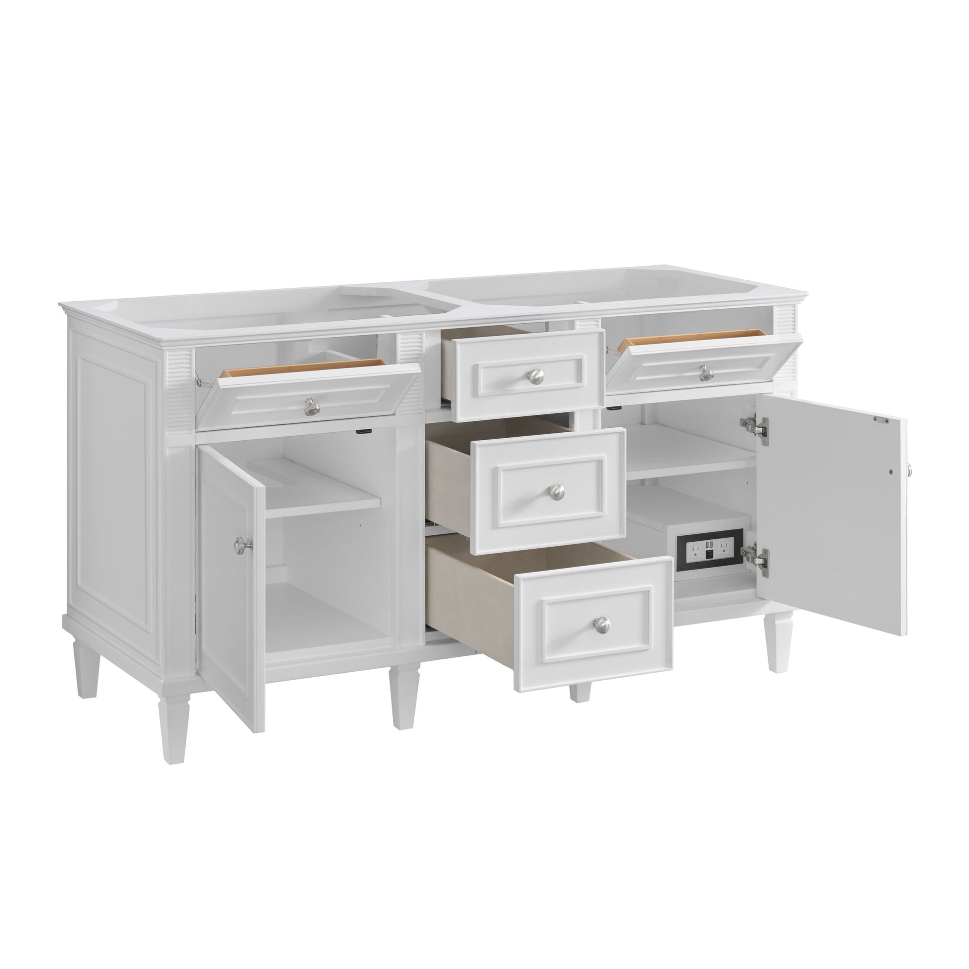 Bright White / White Zeus - 3 Faucet Holes