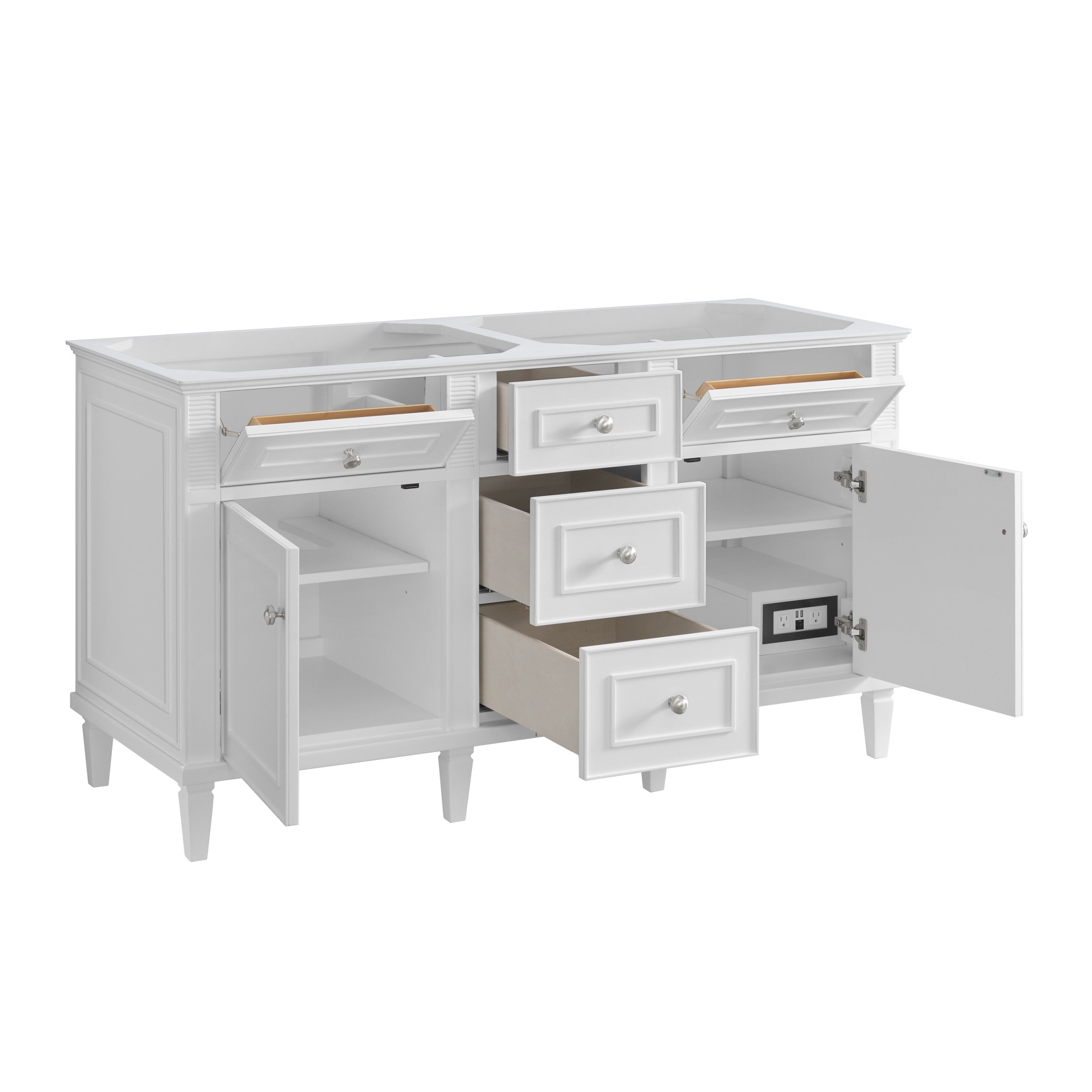 Bright White / White Zeus - 3 Faucet Holes