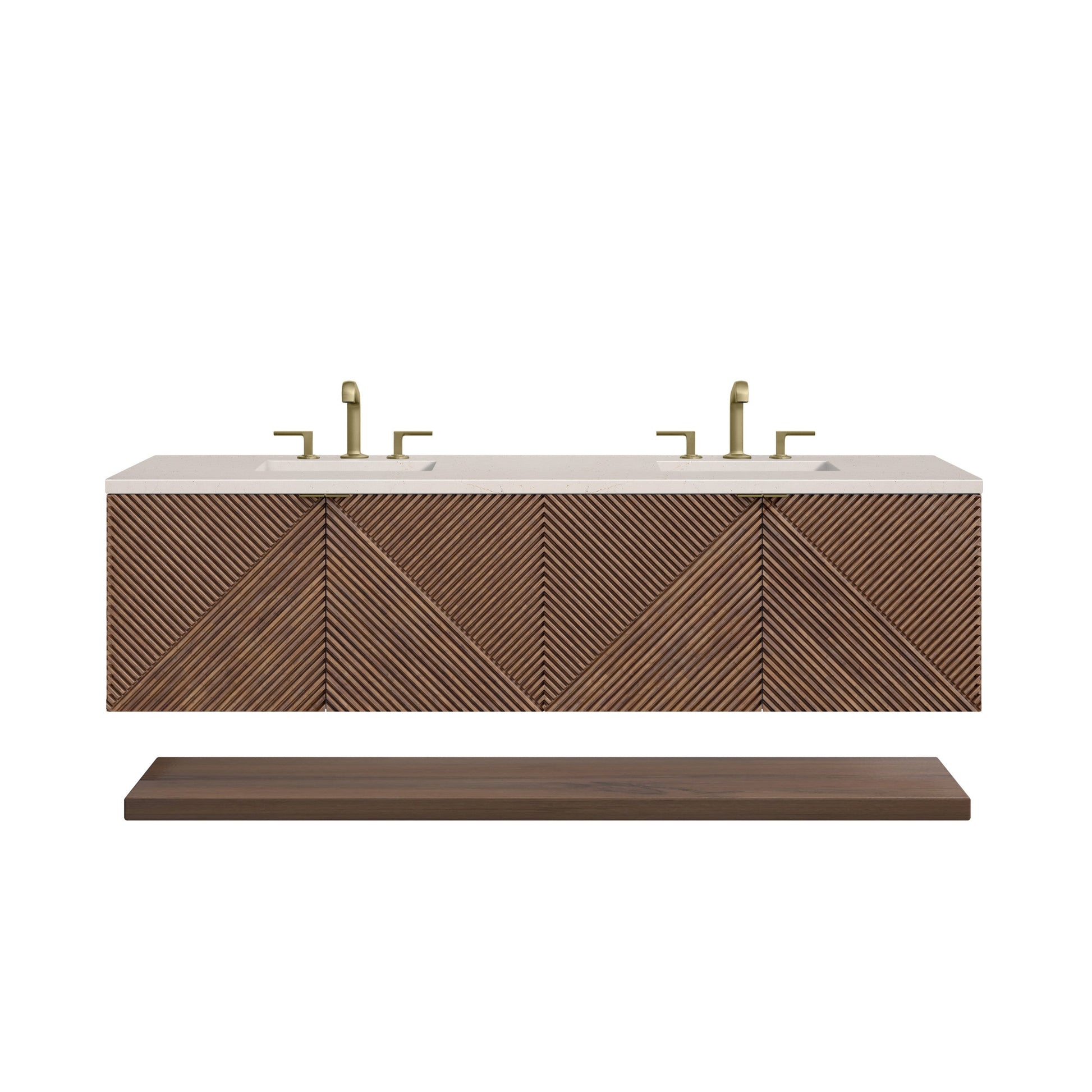 Chestnut / Eternal Marfil - 3 Faucet Holes