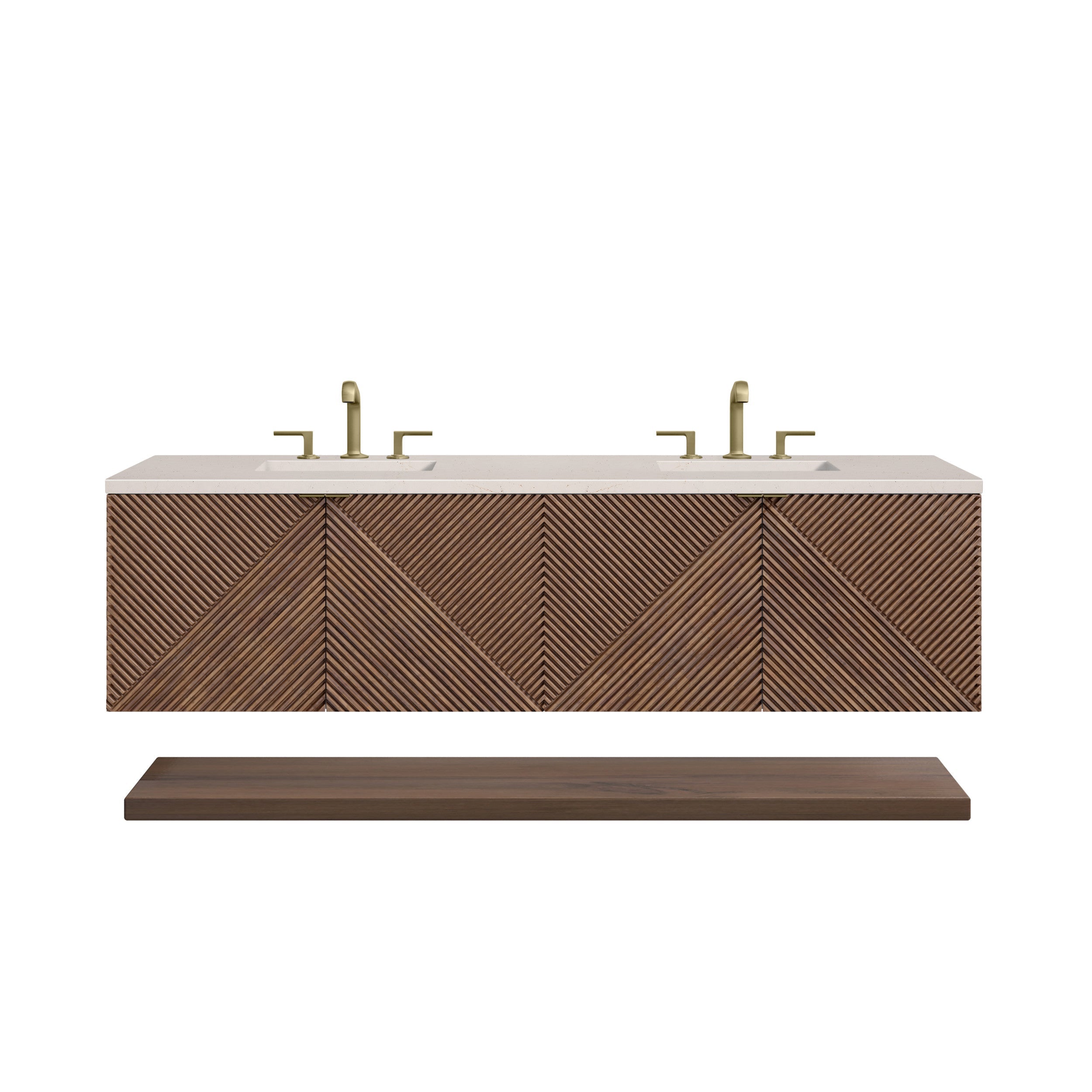 Chestnut / Eternal Marfil - 3 Faucet Holes