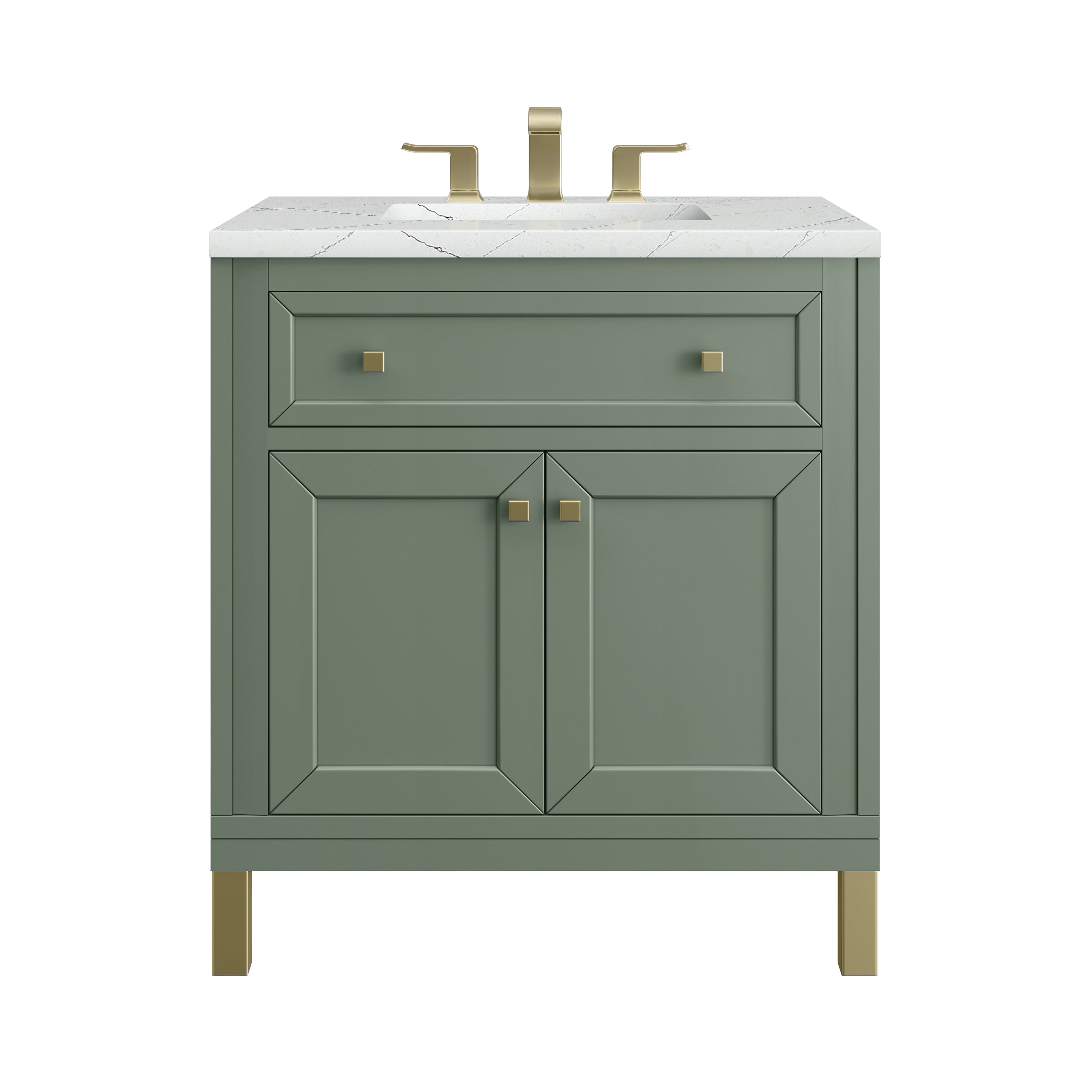 Smokey Celadon / Ethereal Noctis - 3 Faucet Holes