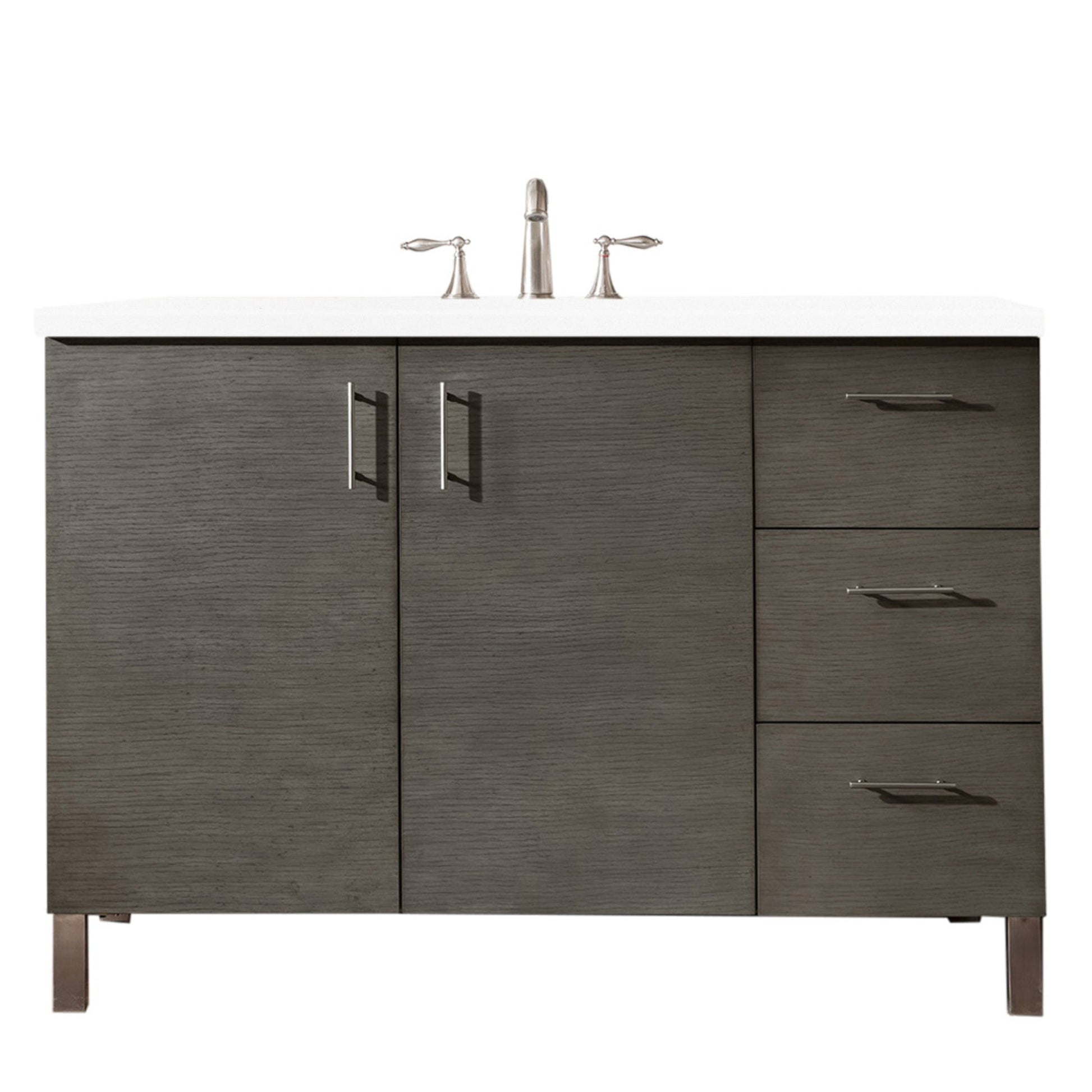 Silver Oak / White Zeus - 3 Faucet Holes
