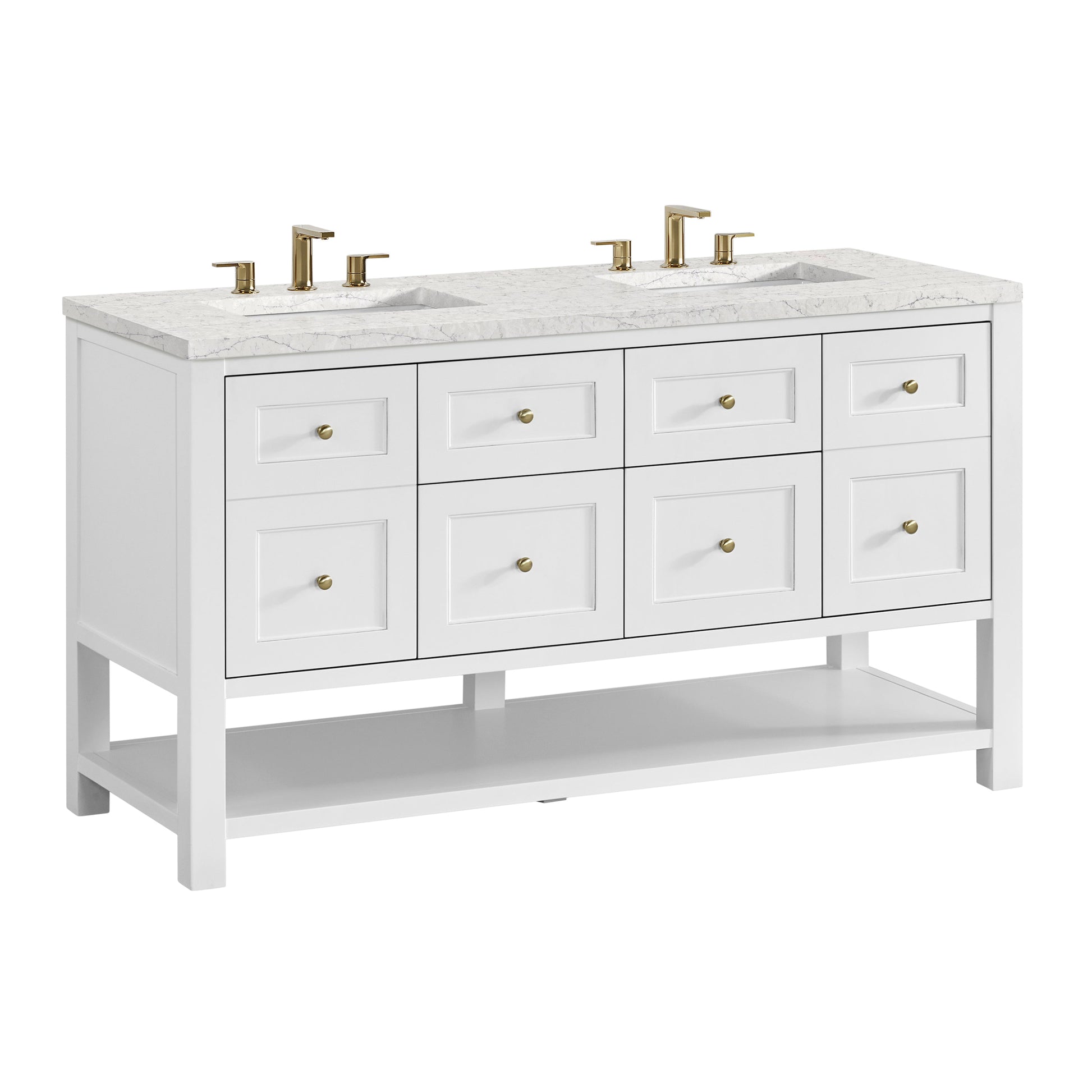 Bright White / Eternal Jasmine Pearl - 3 Faucet Holes