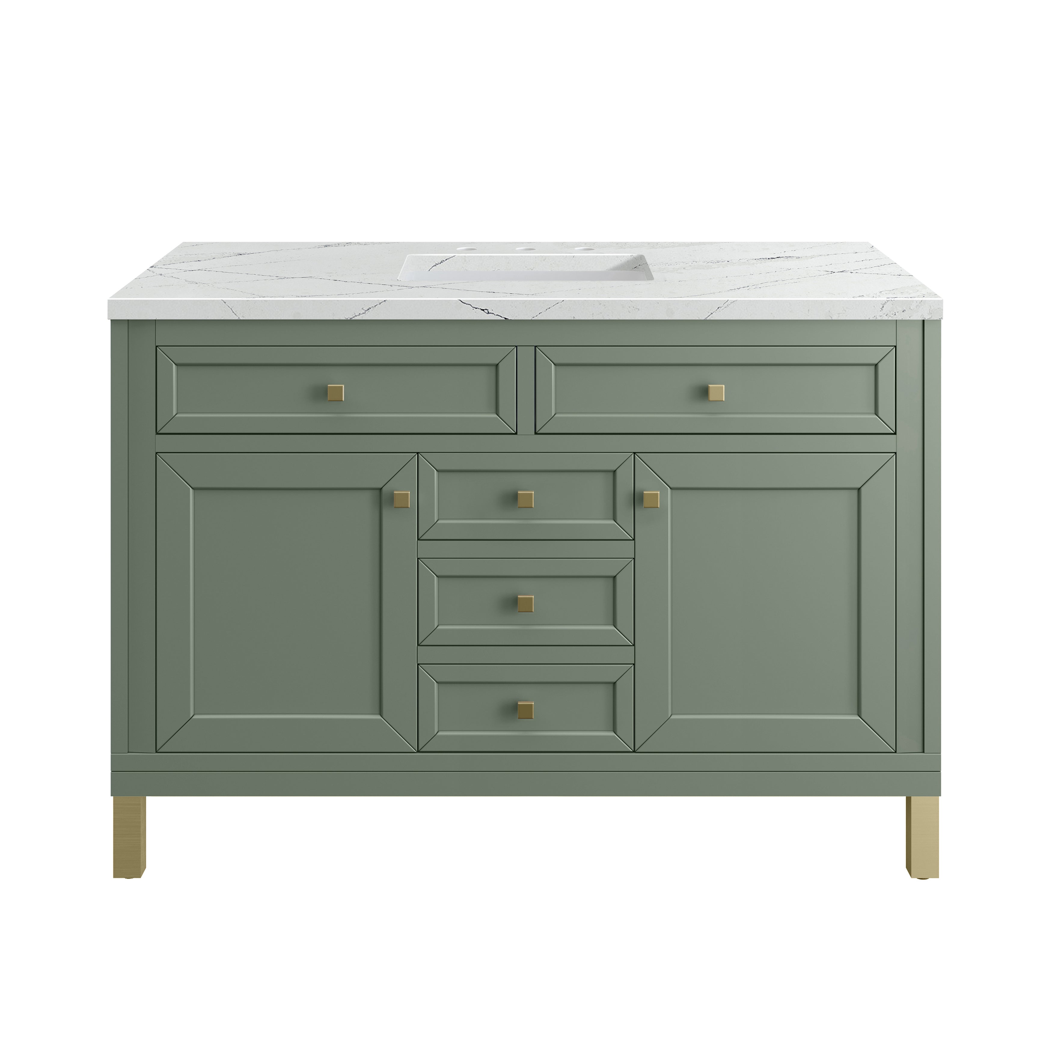 Smokey Celadon / Ethereal Noctis - 3 Faucet Holes