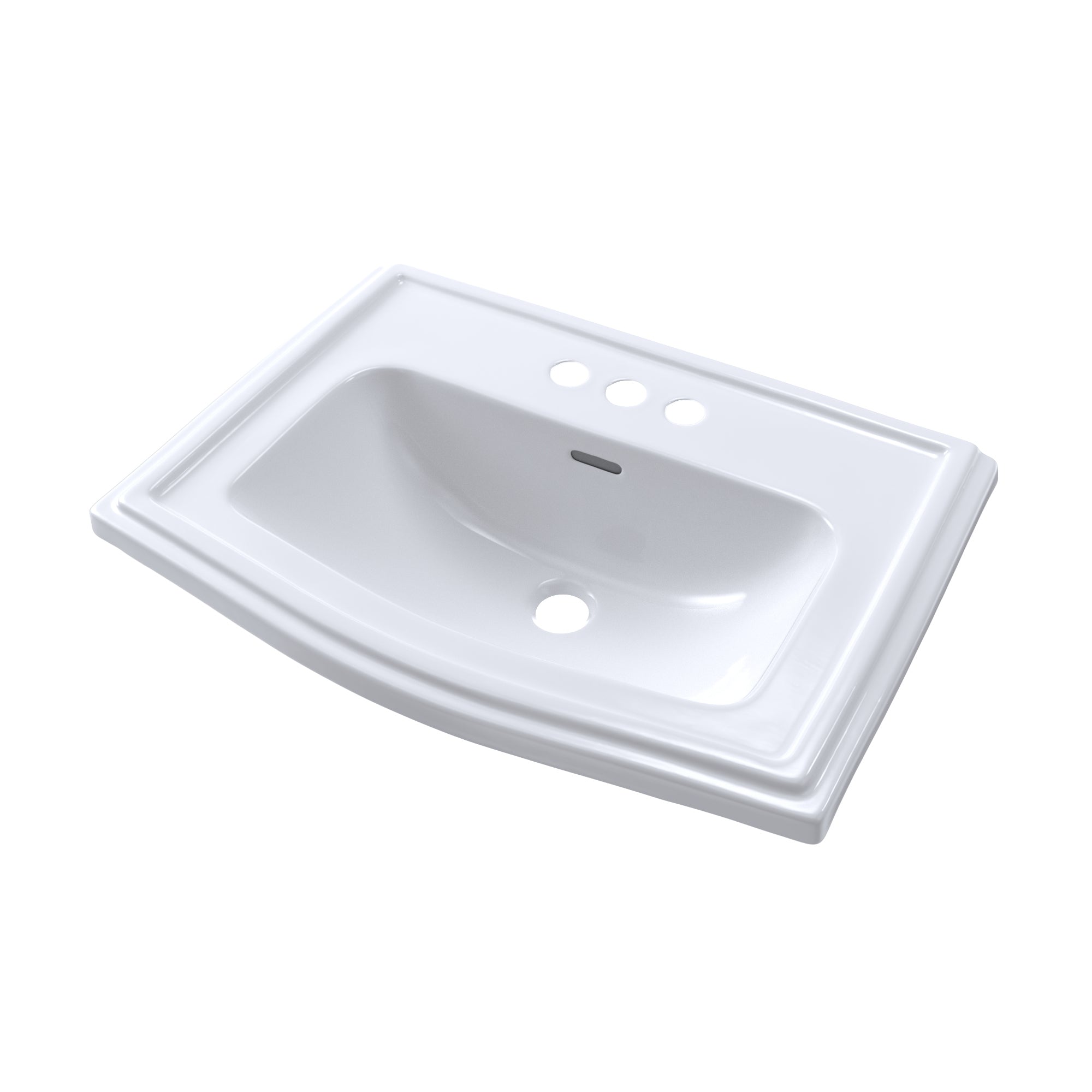 Toto Clayton Rectangular Self Rimming Drop In Bathroom Sink For 4