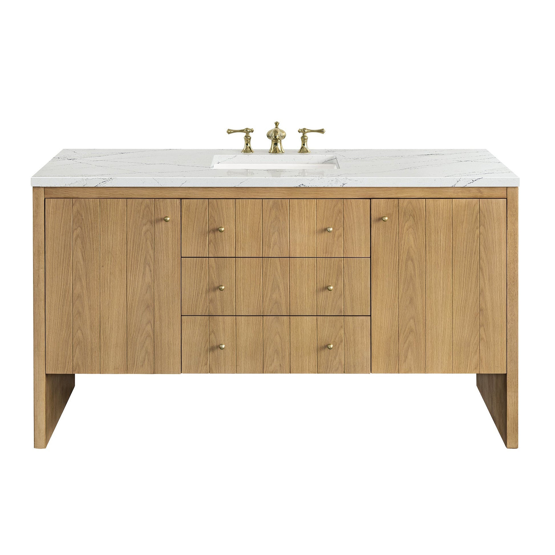 Light Natural Oak / Ethereal Noctis - 3 Faucet Holes