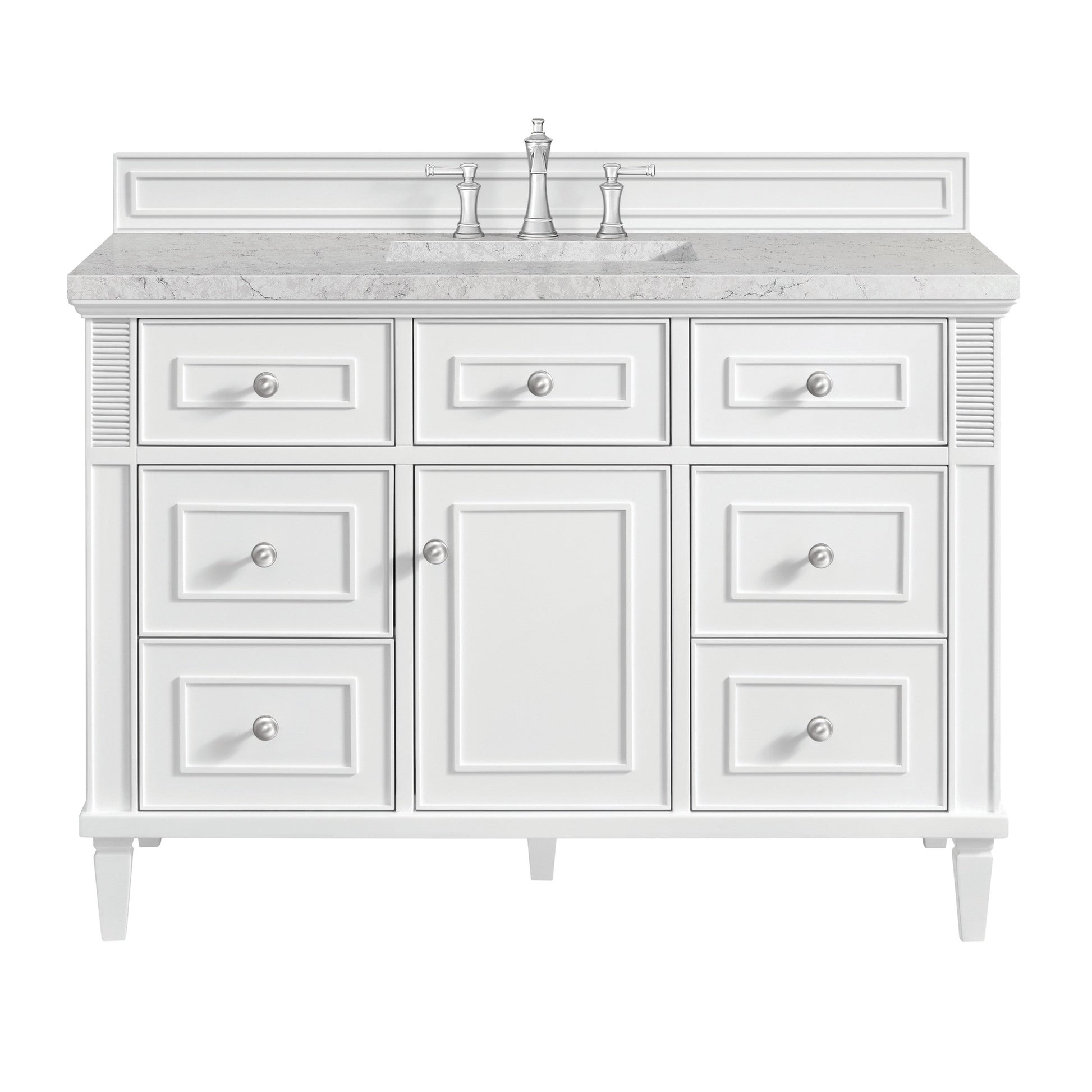 Bright White / Eternal Jasmine Pearl - 3 Faucet Holes