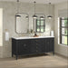 Carbon Oak / No Countertop