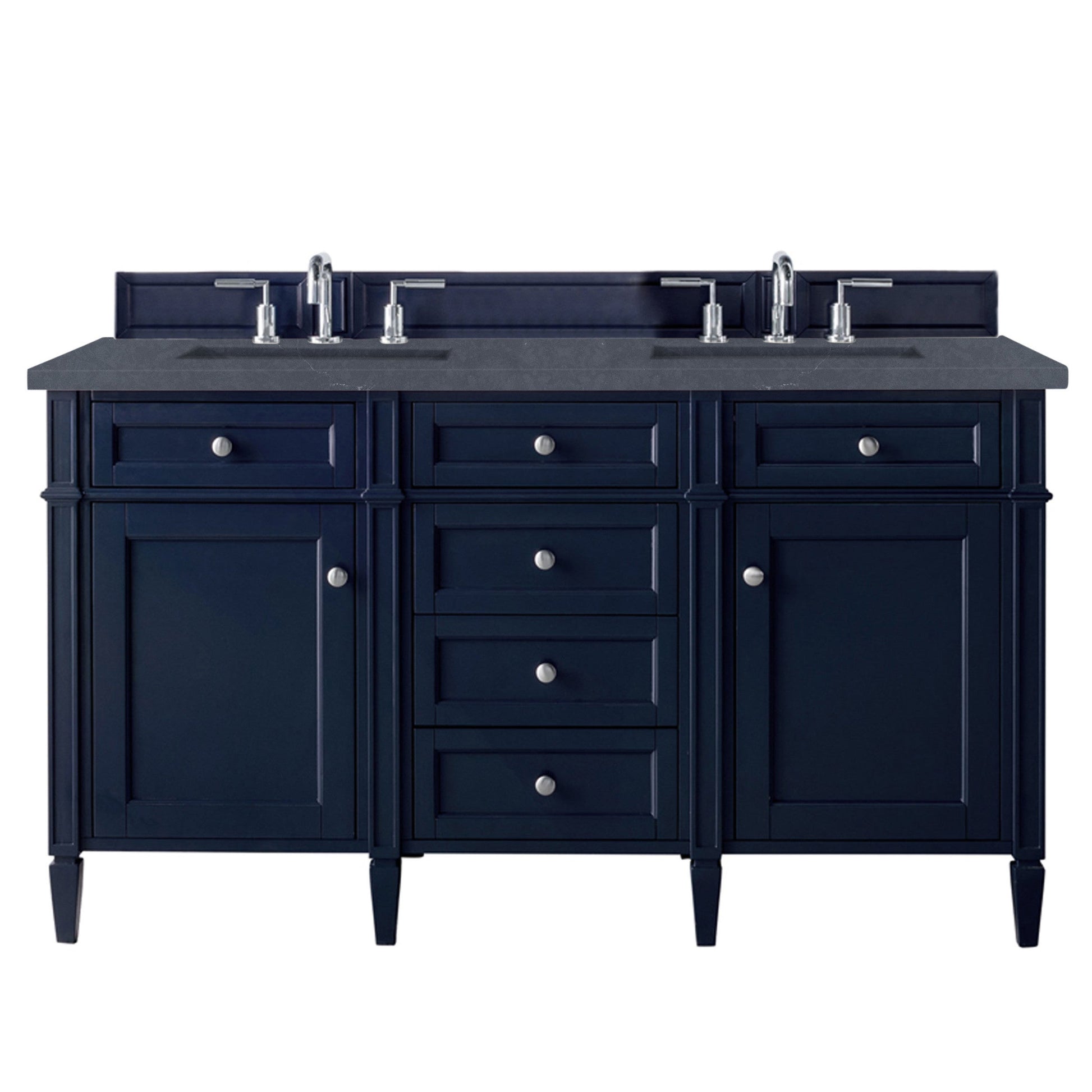 Victory Blue / Charcoal Soapstone - 3 Faucet Holes