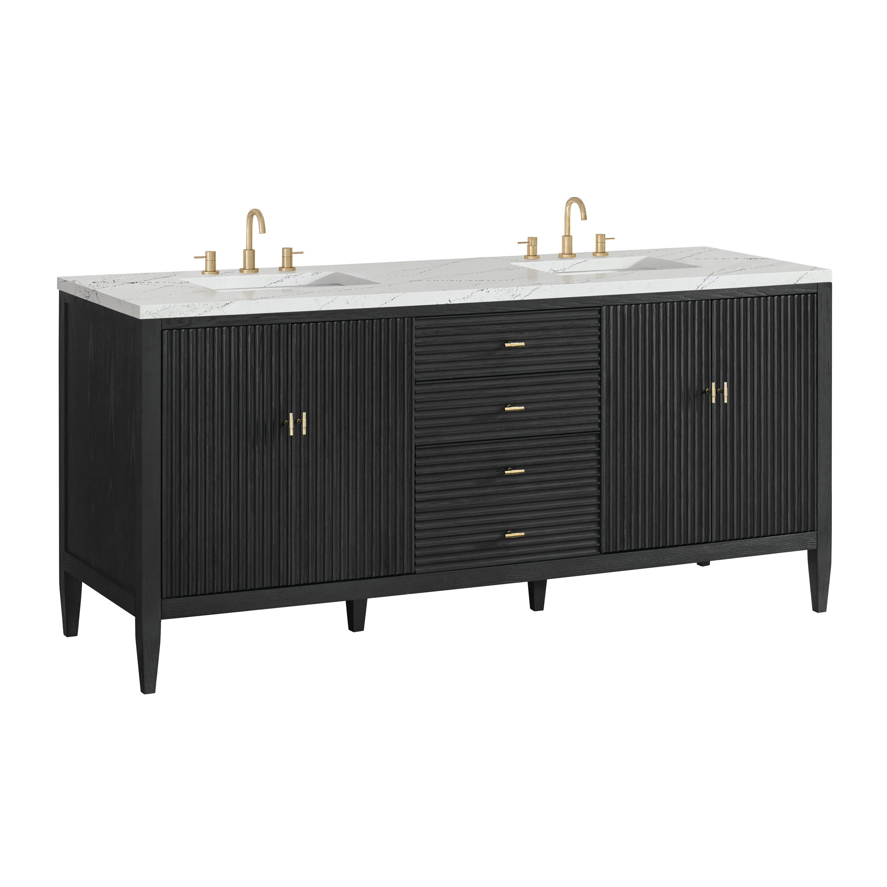 Carbon Oak / Ethereal Noctis - 3 Faucet Holes